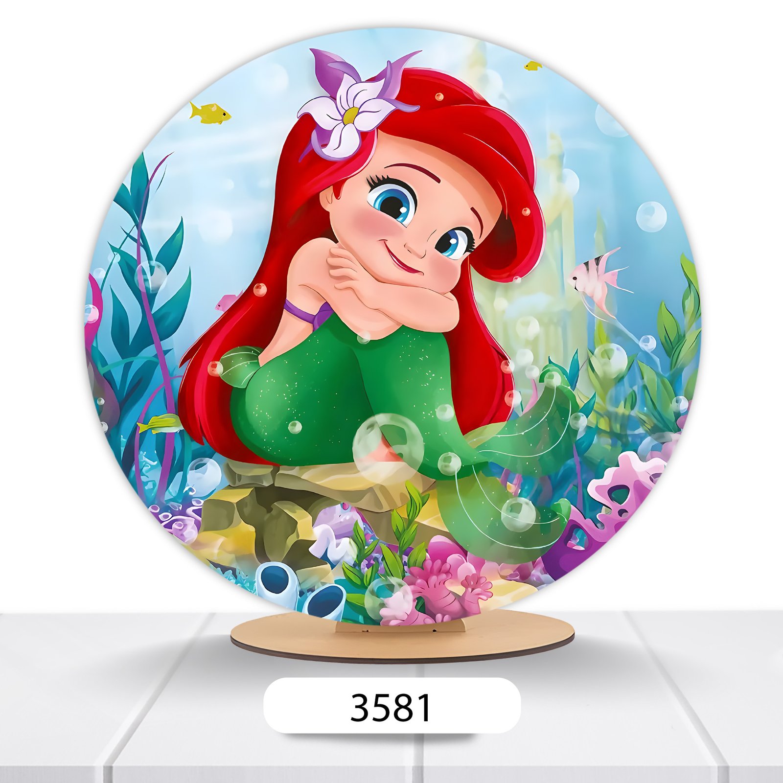Painel Redondo Ariel 50x50cm - Imagem 7