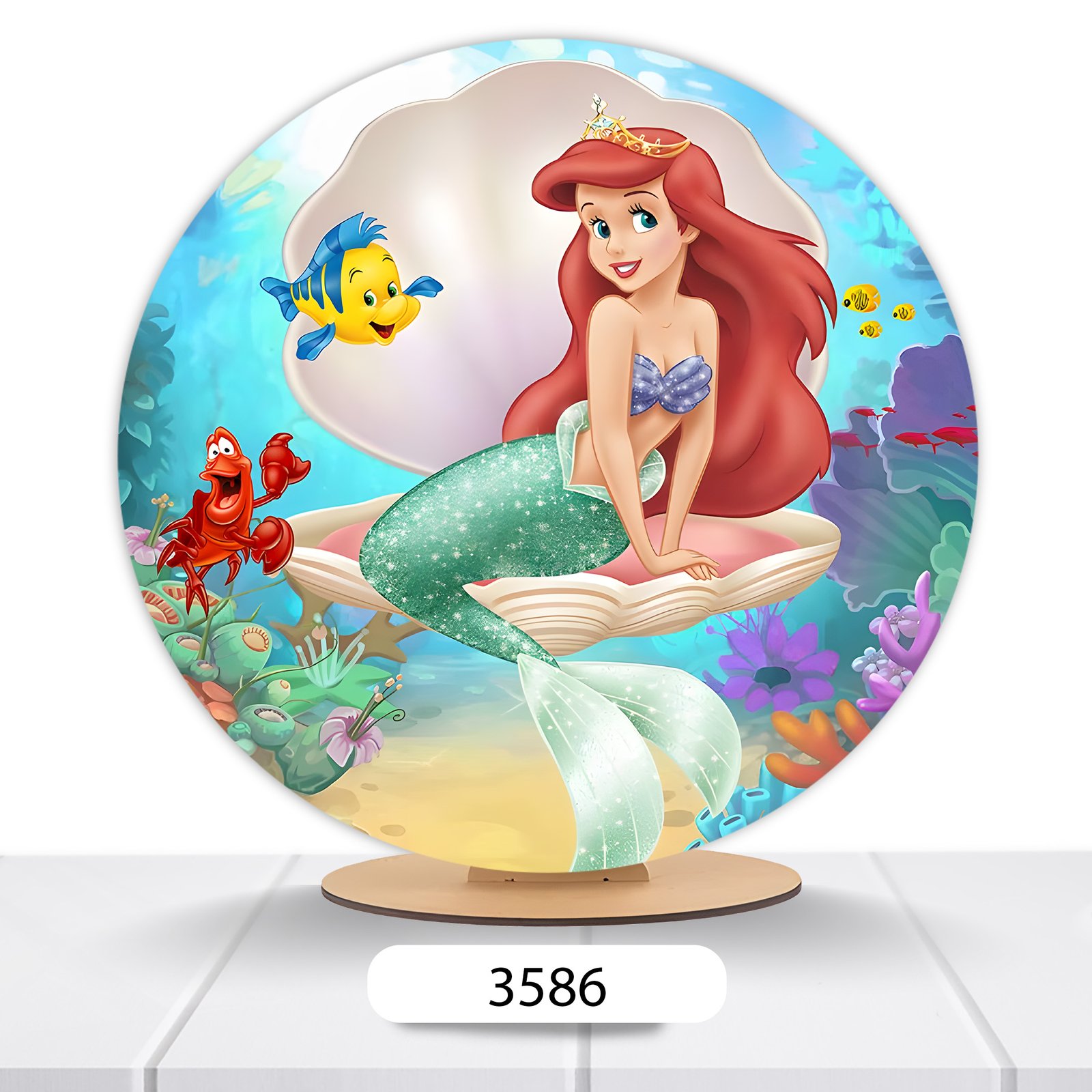 Painel Redondo Ariel 50x50cm - Imagem 12