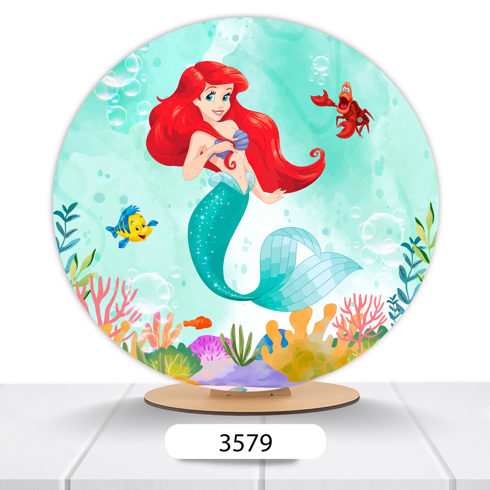 Painel Redondo Ariel 50x50cm - Imagem 5