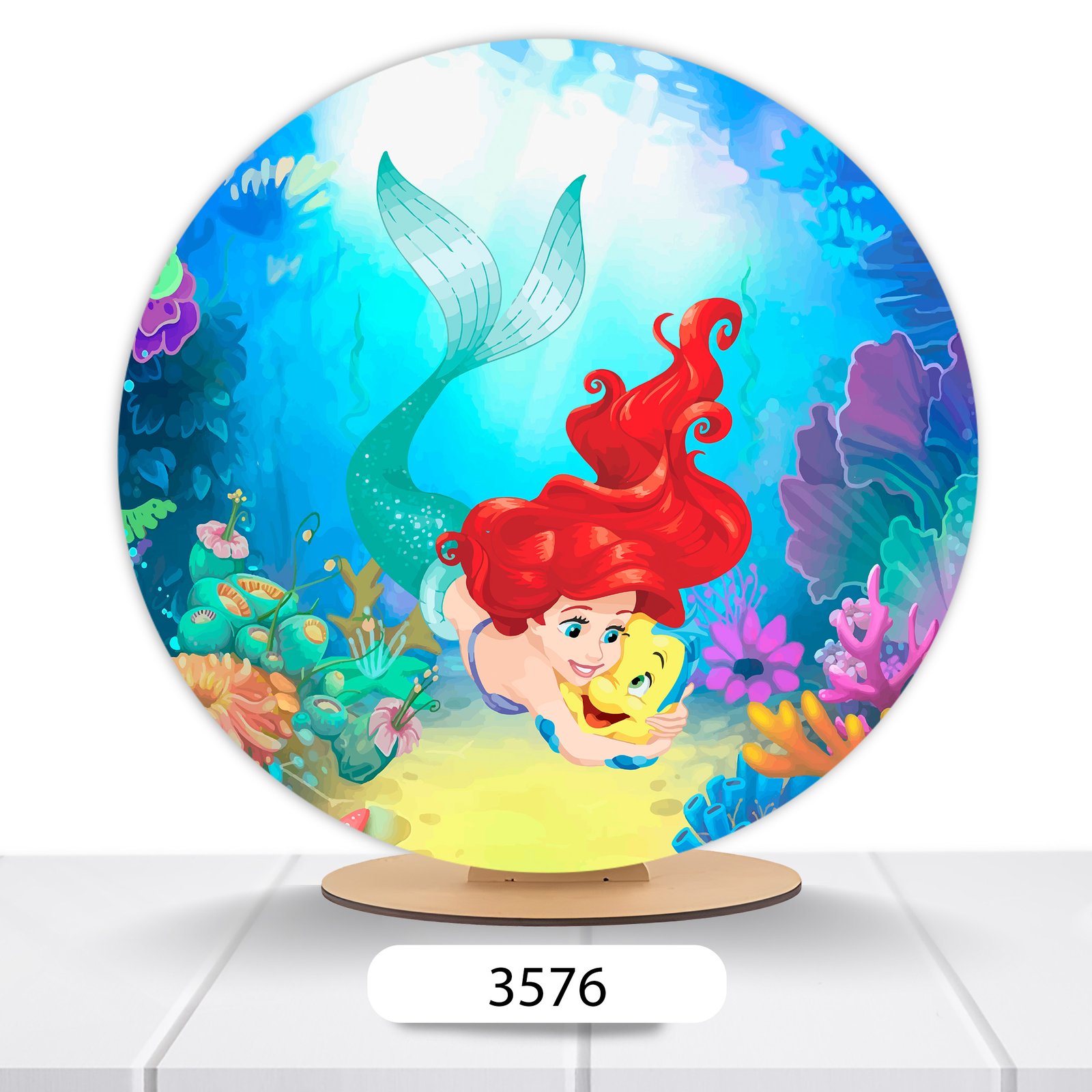 Painel Redondo Ariel 50x50cm - Imagem 2