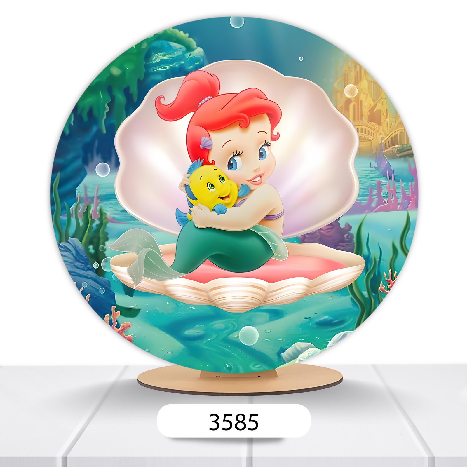 Painel Redondo Ariel 50x50cm - Imagem 11