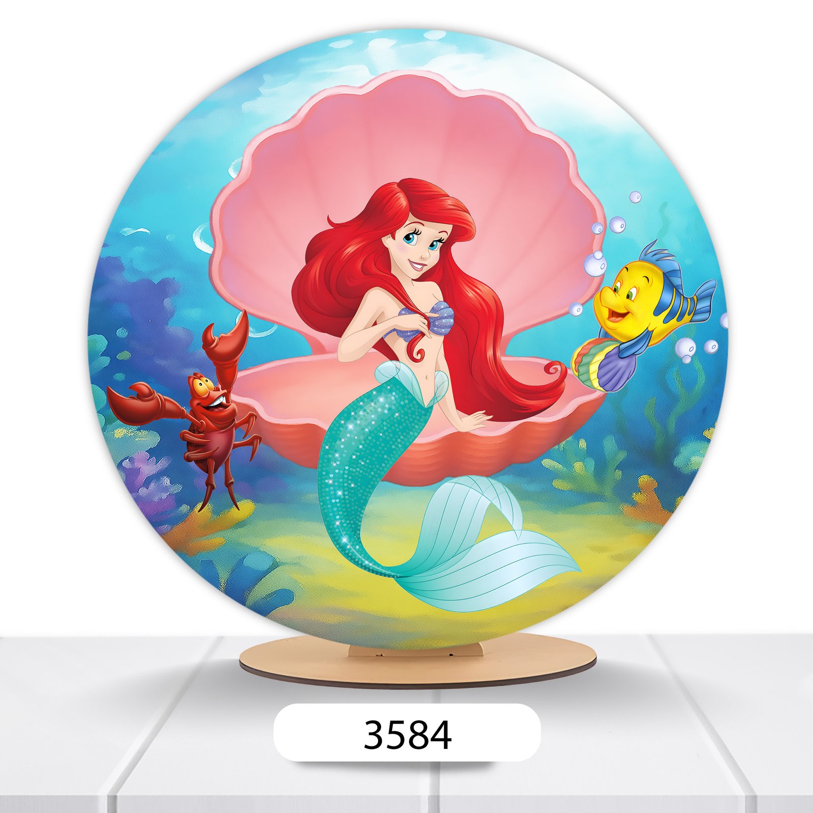 Painel Redondo Ariel 50x50cm - Imagem 10