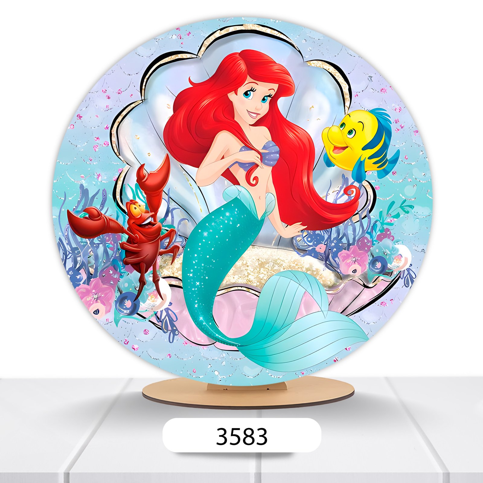 Painel Redondo Ariel 50x50cm - Imagem 9
