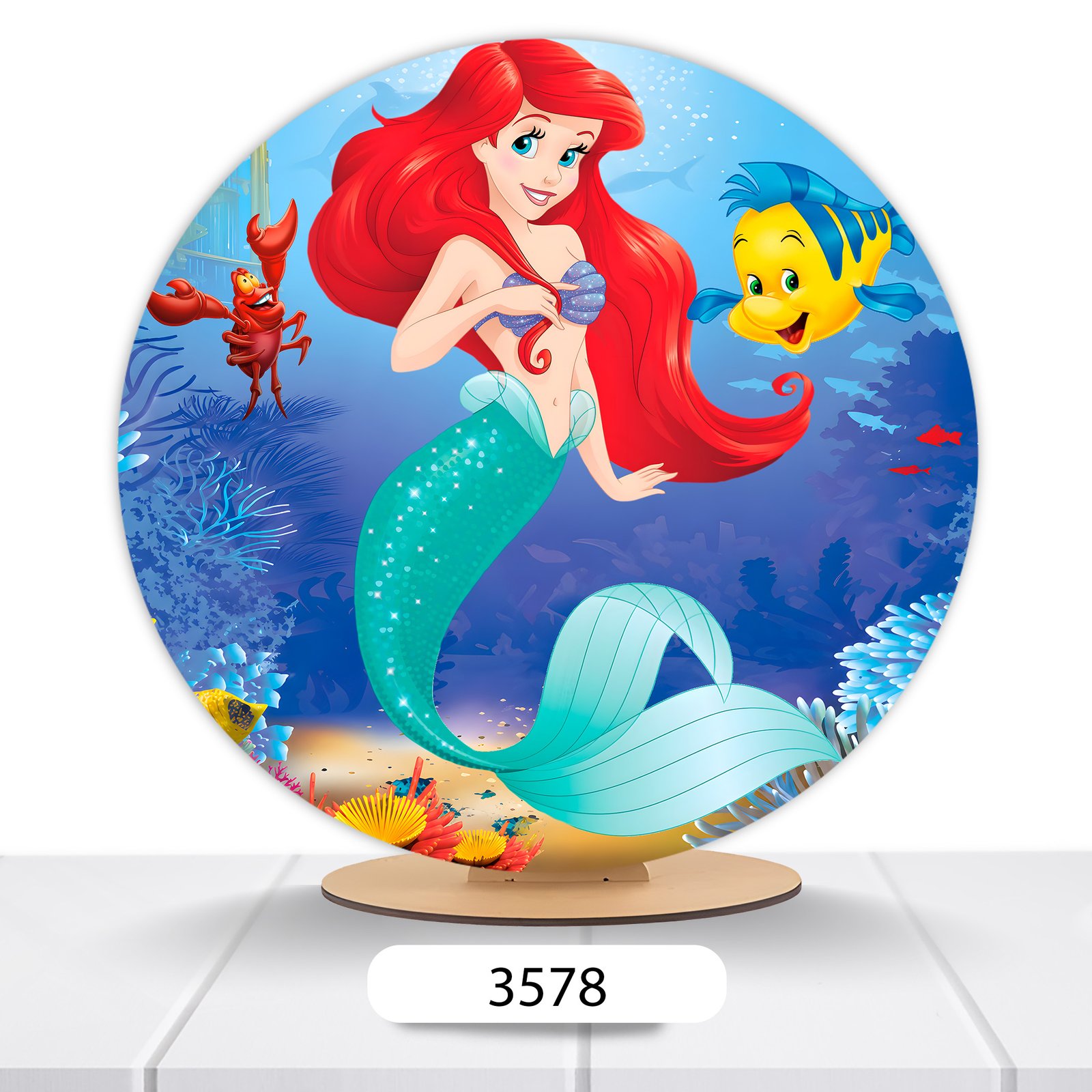 Painel Redondo Ariel 50x50cm - Imagem 4