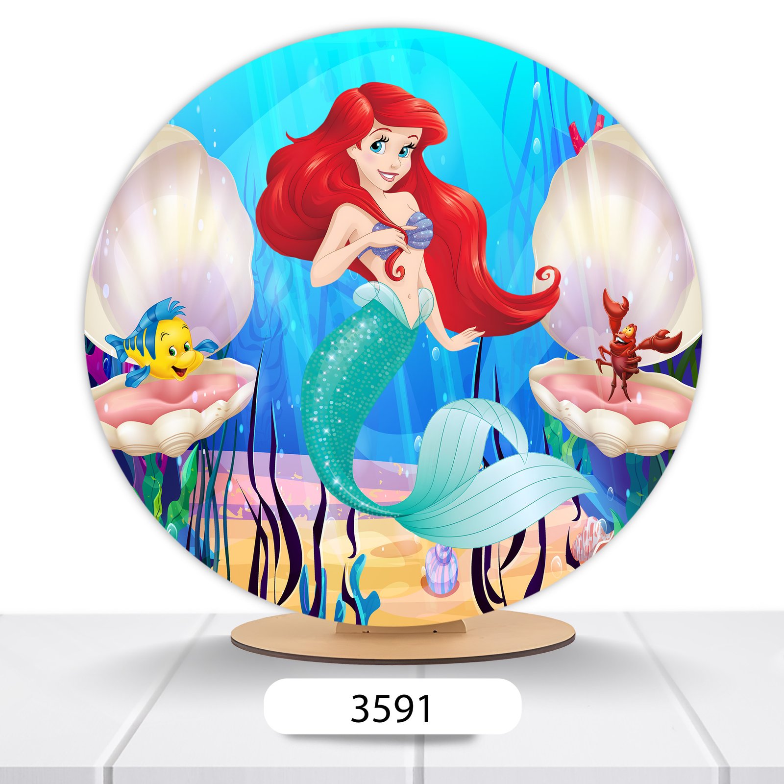 Painel Redondo Ariel 50x50cm - Imagem 17