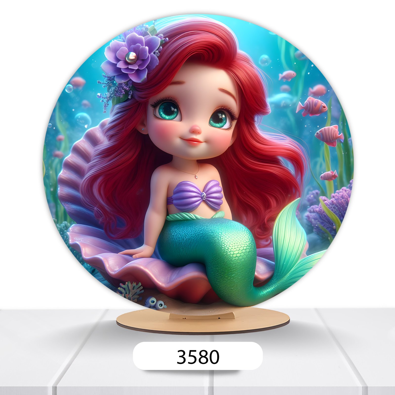Painel Redondo Ariel 50x50cm - Imagem 6