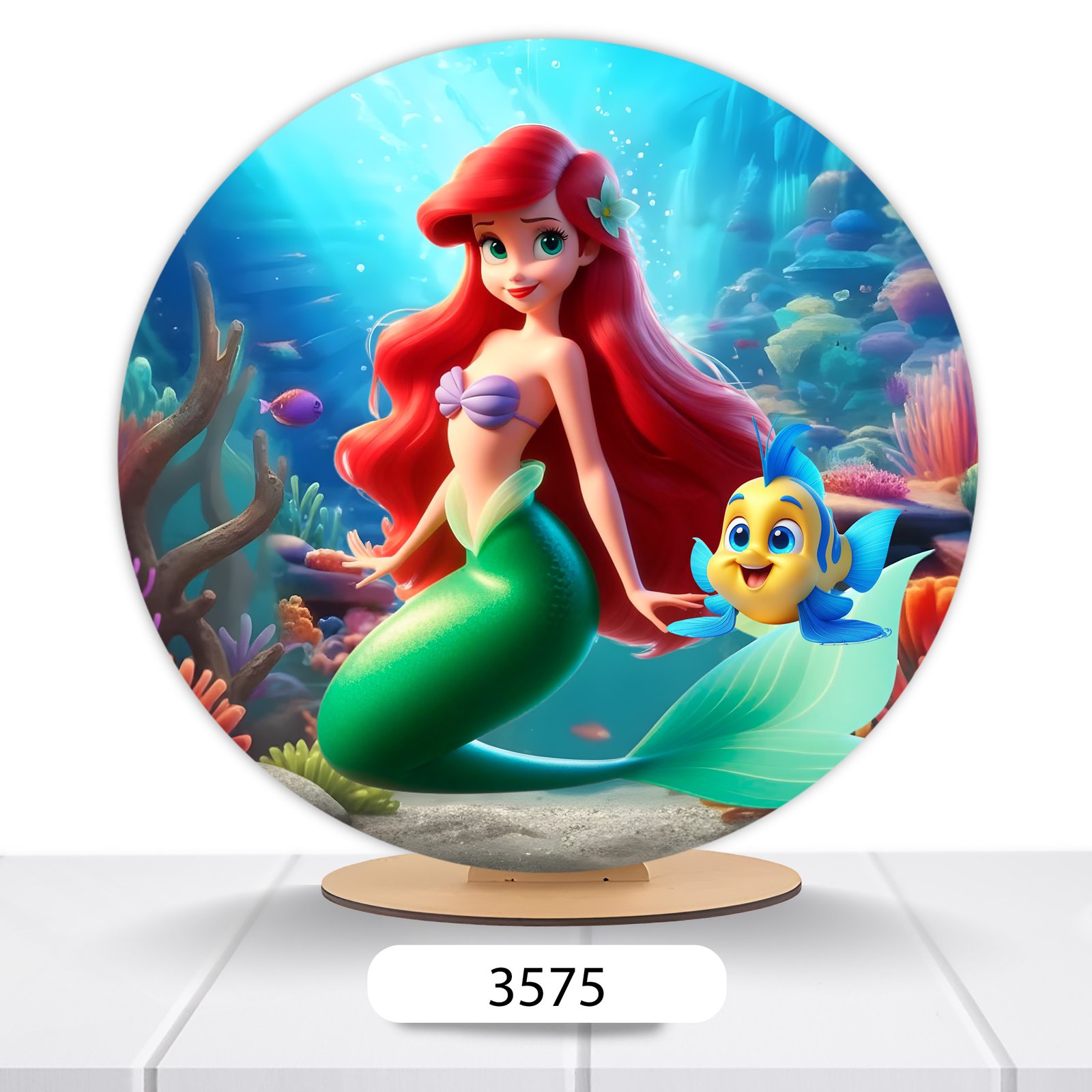 Painel Redondo Ariel 50x50cm