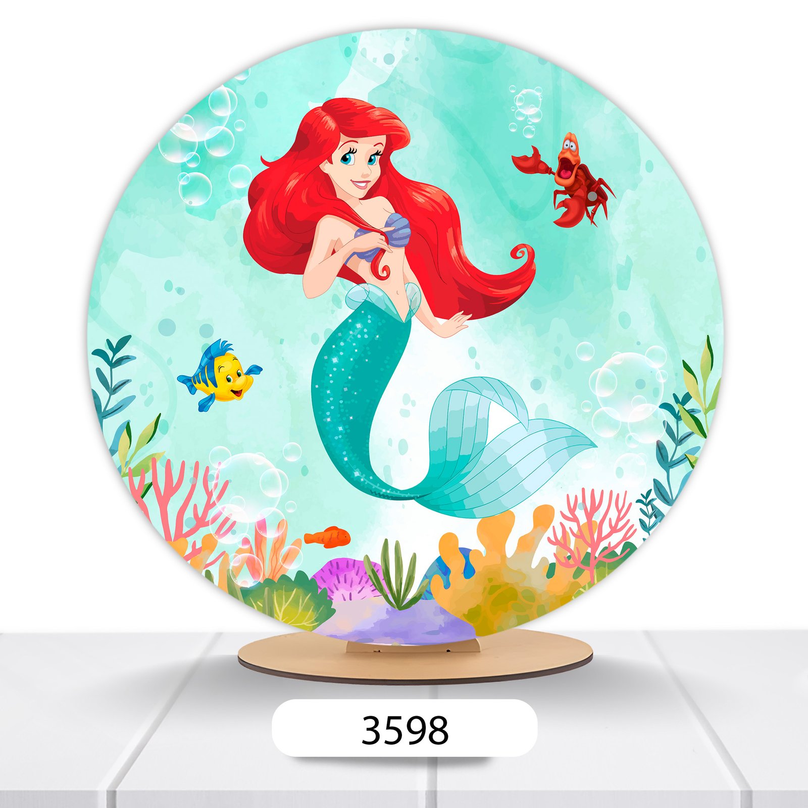 Painel Redondo Ariel 50x50cm - Imagem 5