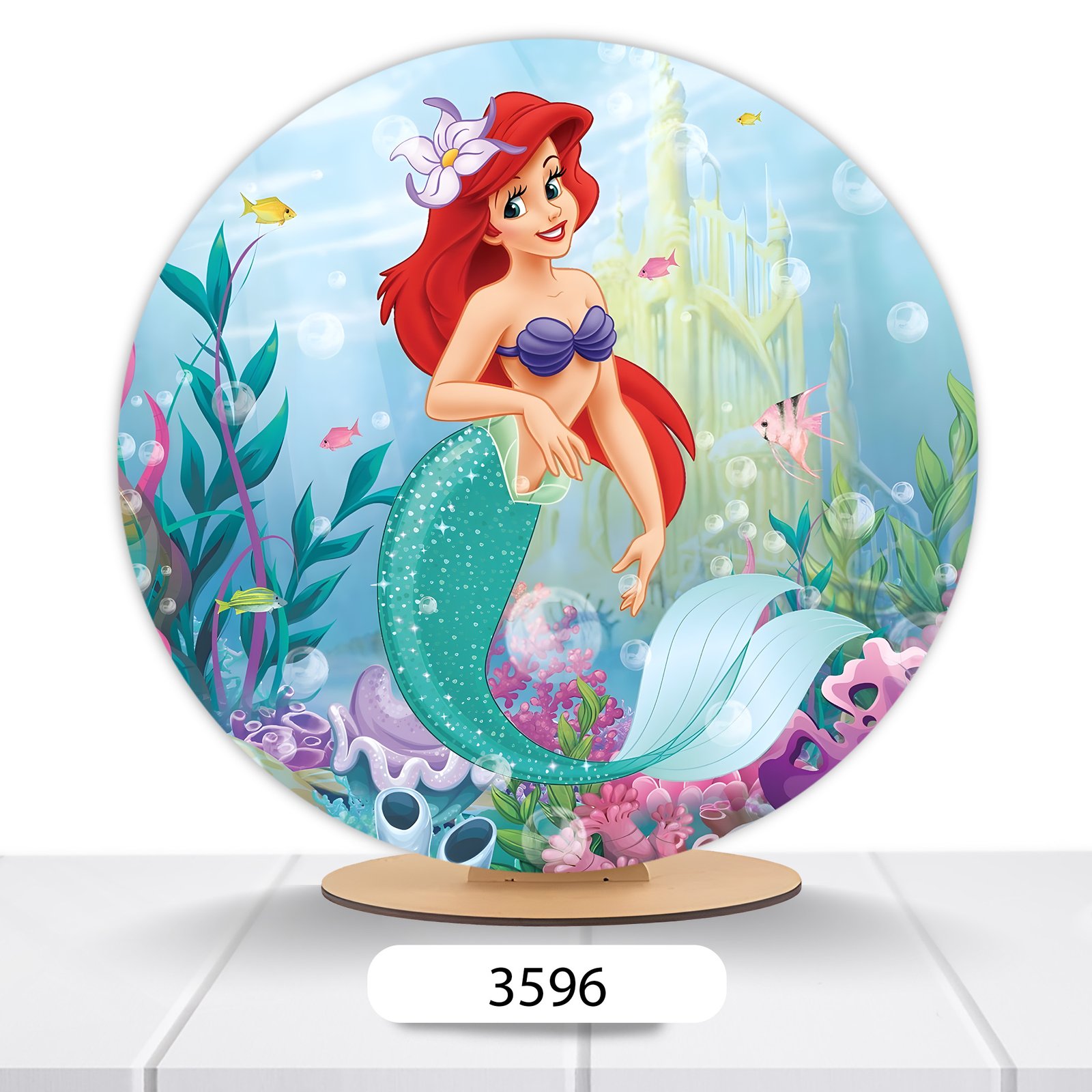 Painel Redondo Ariel 50x50cm - Imagem 3