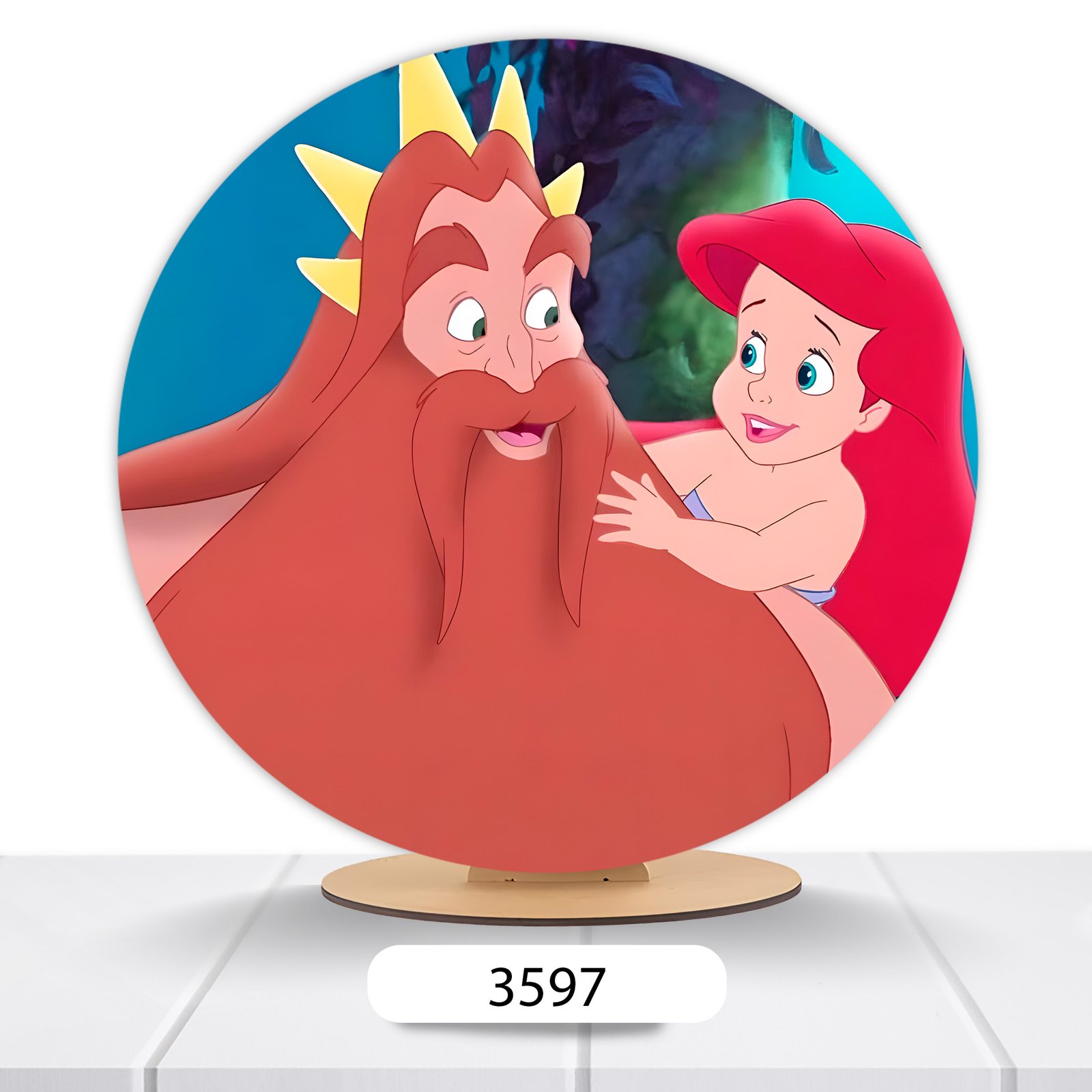 Painel Redondo Ariel 50x50cm - Imagem 4