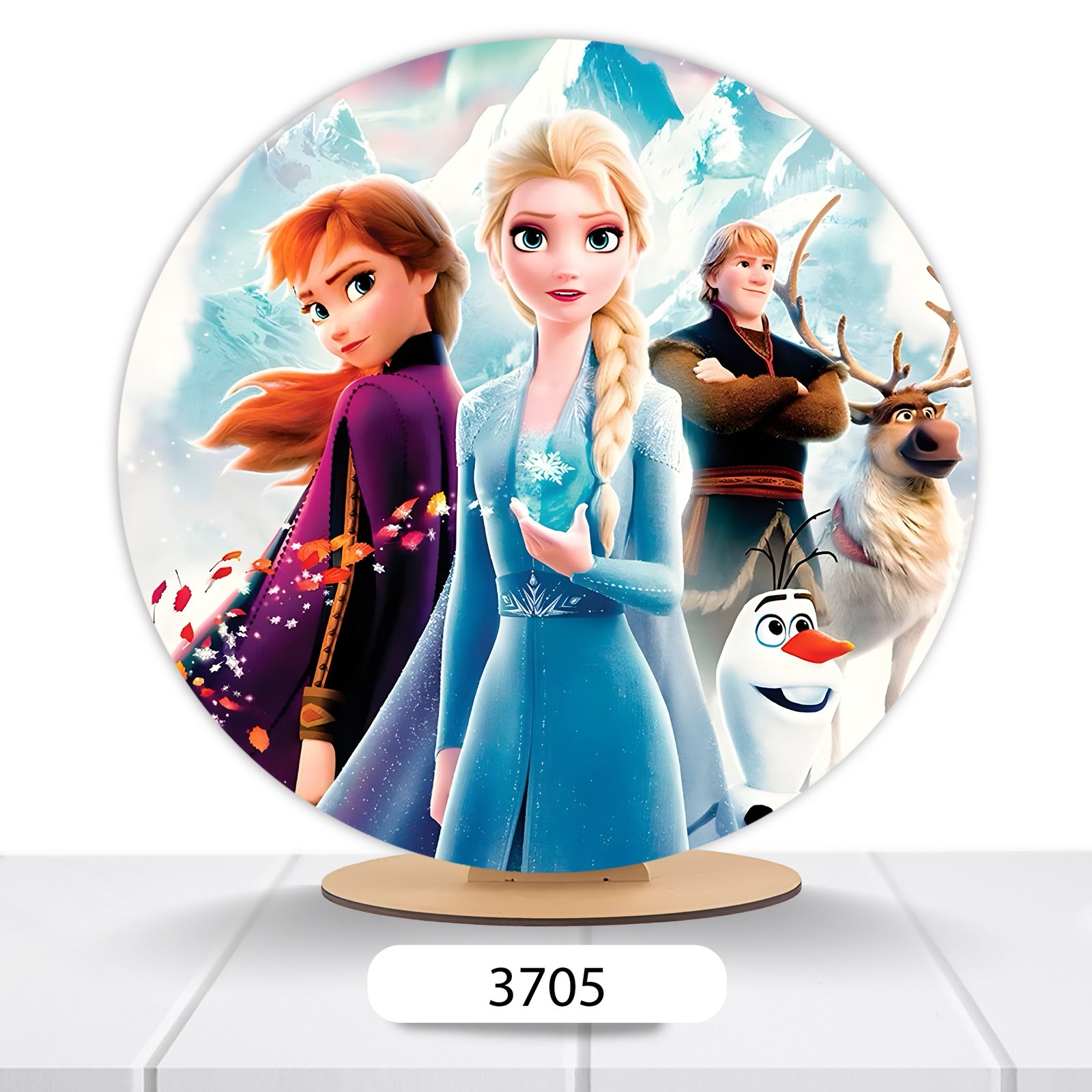 Painel Redondo Frozen 50x50cm - Imagem 17