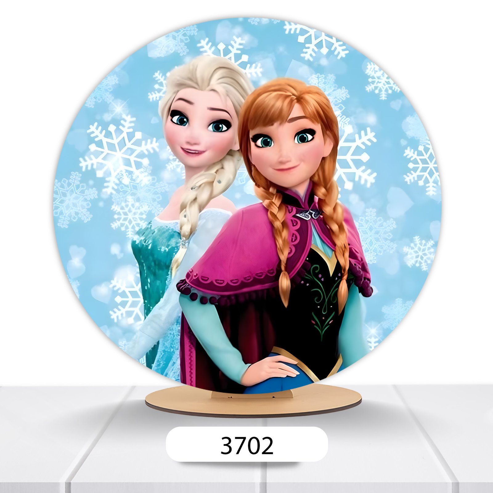Painel Redondo Frozen 50x50cm - Imagem 14