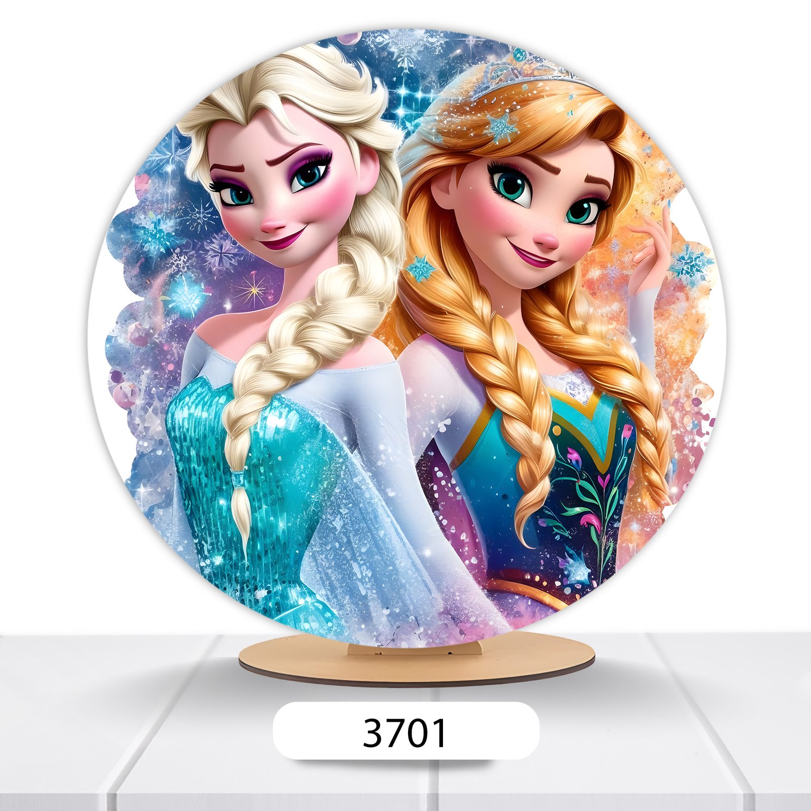 Painel Redondo Frozen 50x50cm - Imagem 13
