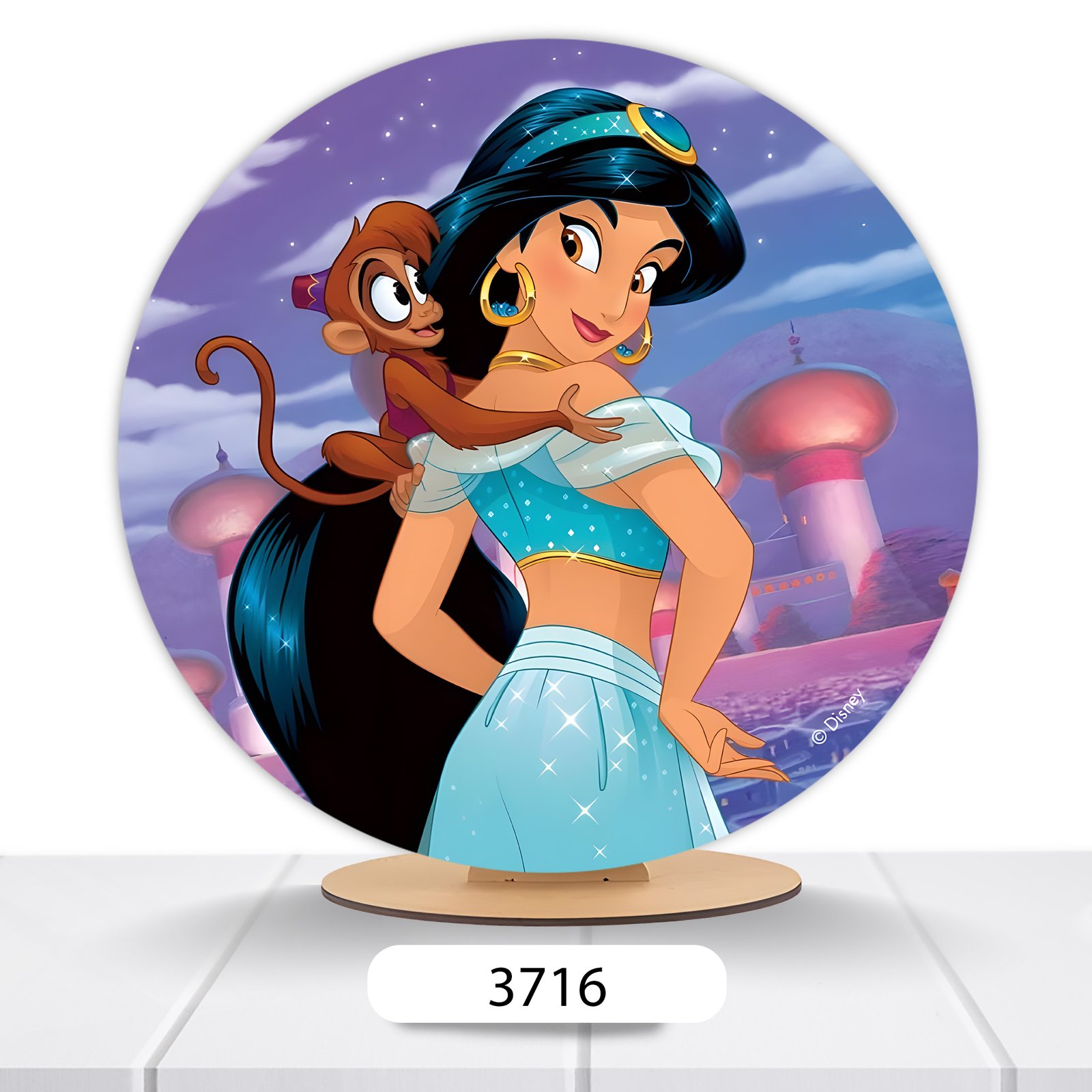 Painel Redondo Jasmine 50x50cm - Imagem 5