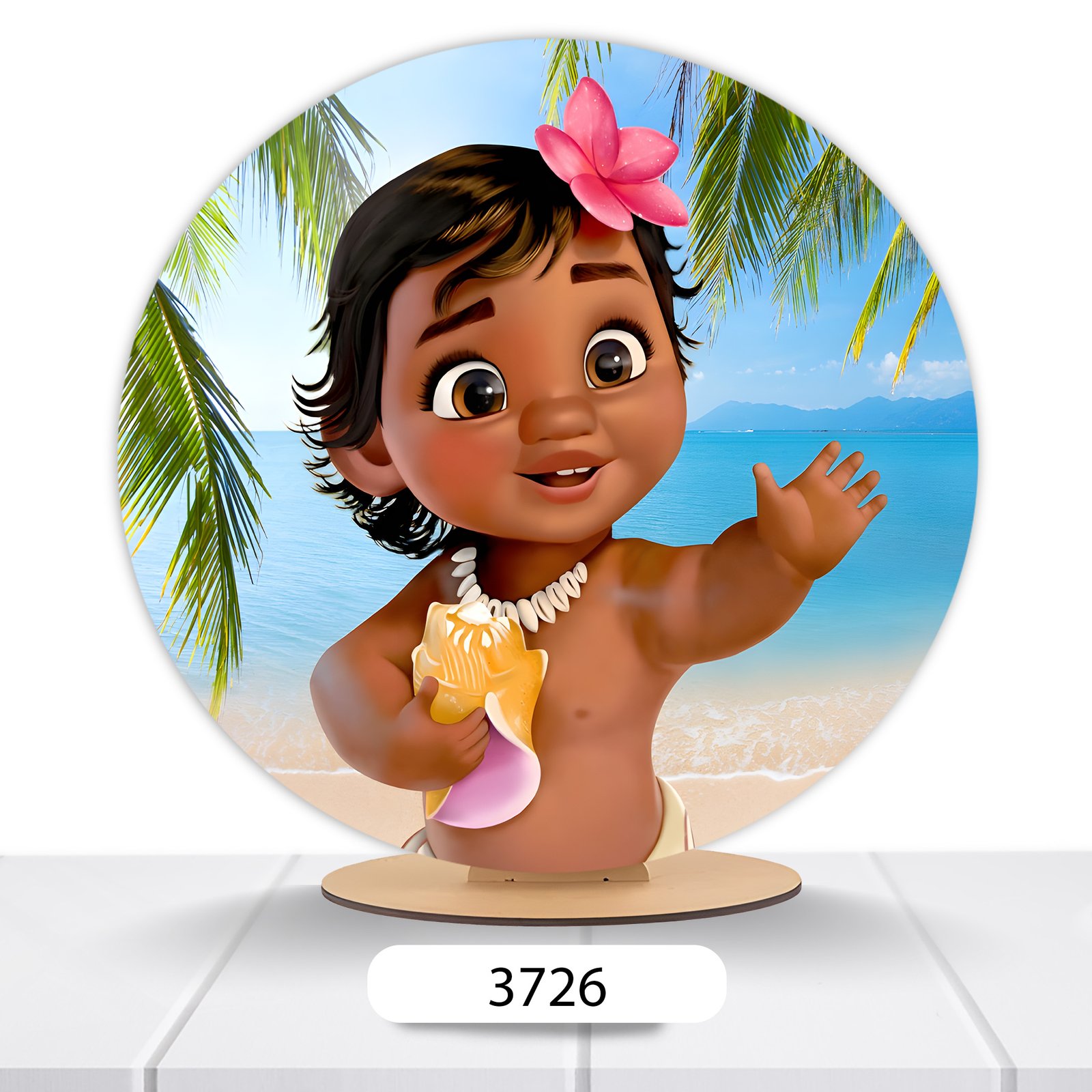 Painel Redondo Moana 50x50cm - Imagem 3