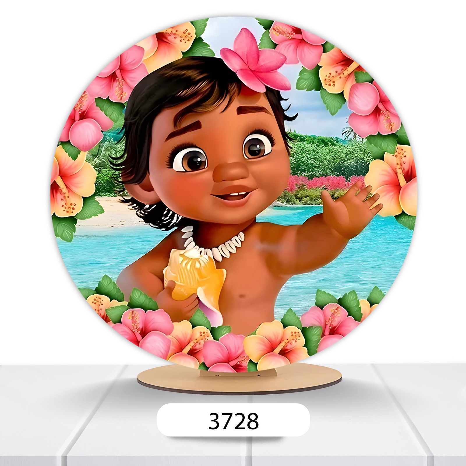 Painel Redondo Moana 50x50cm - Imagem 5