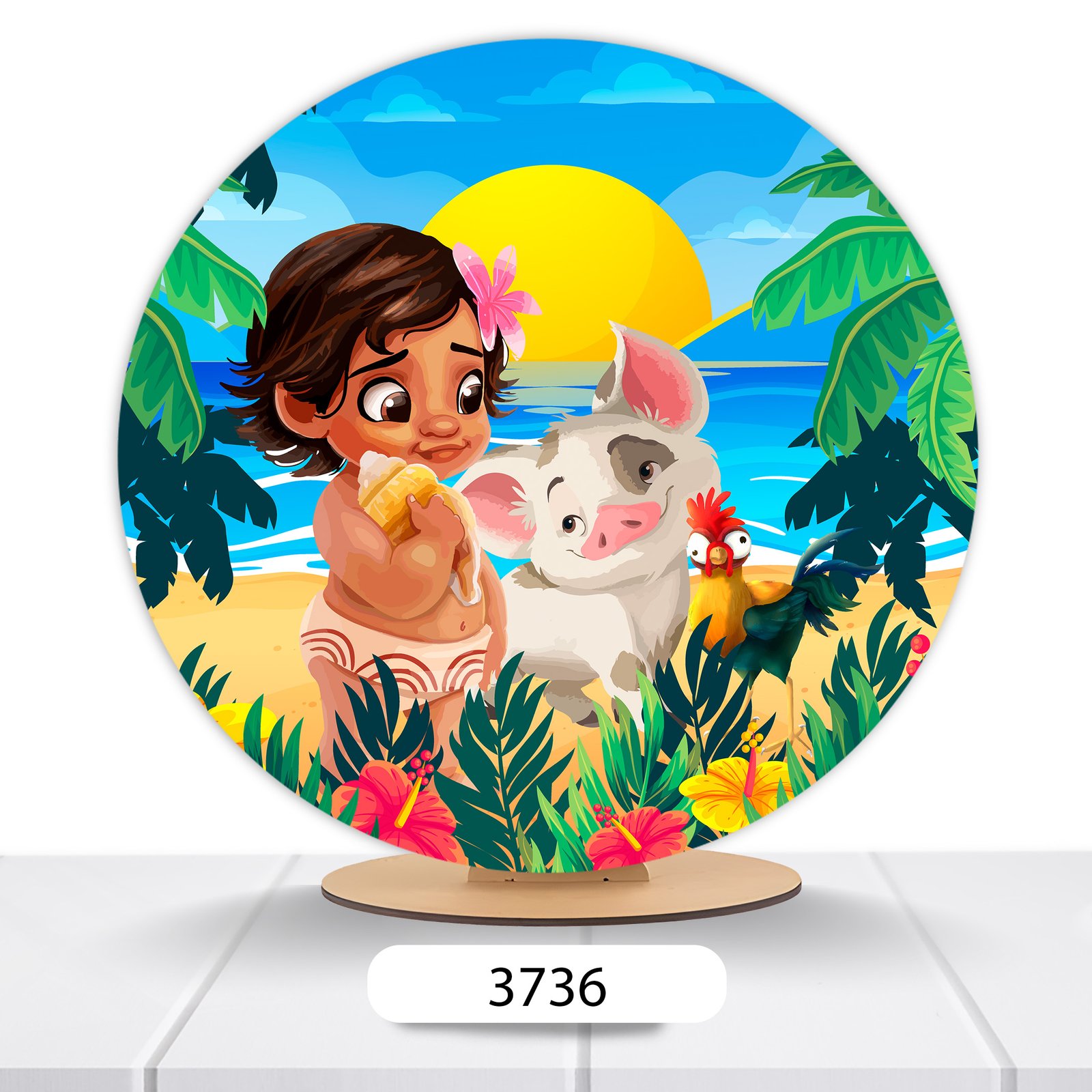 Painel Redondo Moana 50x50cm - Imagem 13