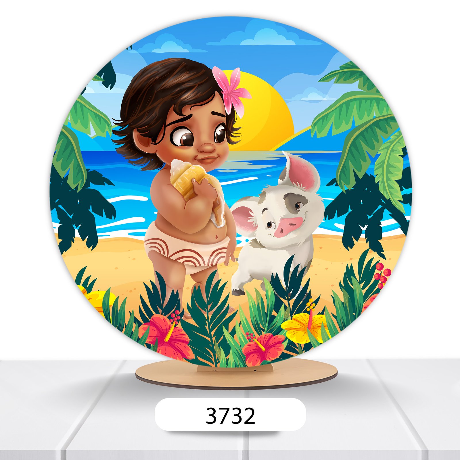 Painel Redondo Moana 50x50cm - Imagem 9