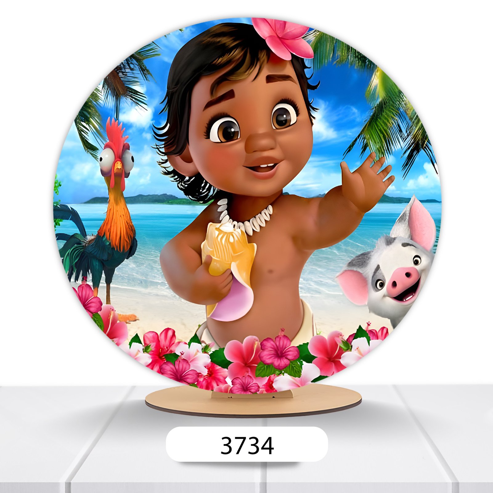 Painel Redondo Moana 50x50cm - Imagem 11