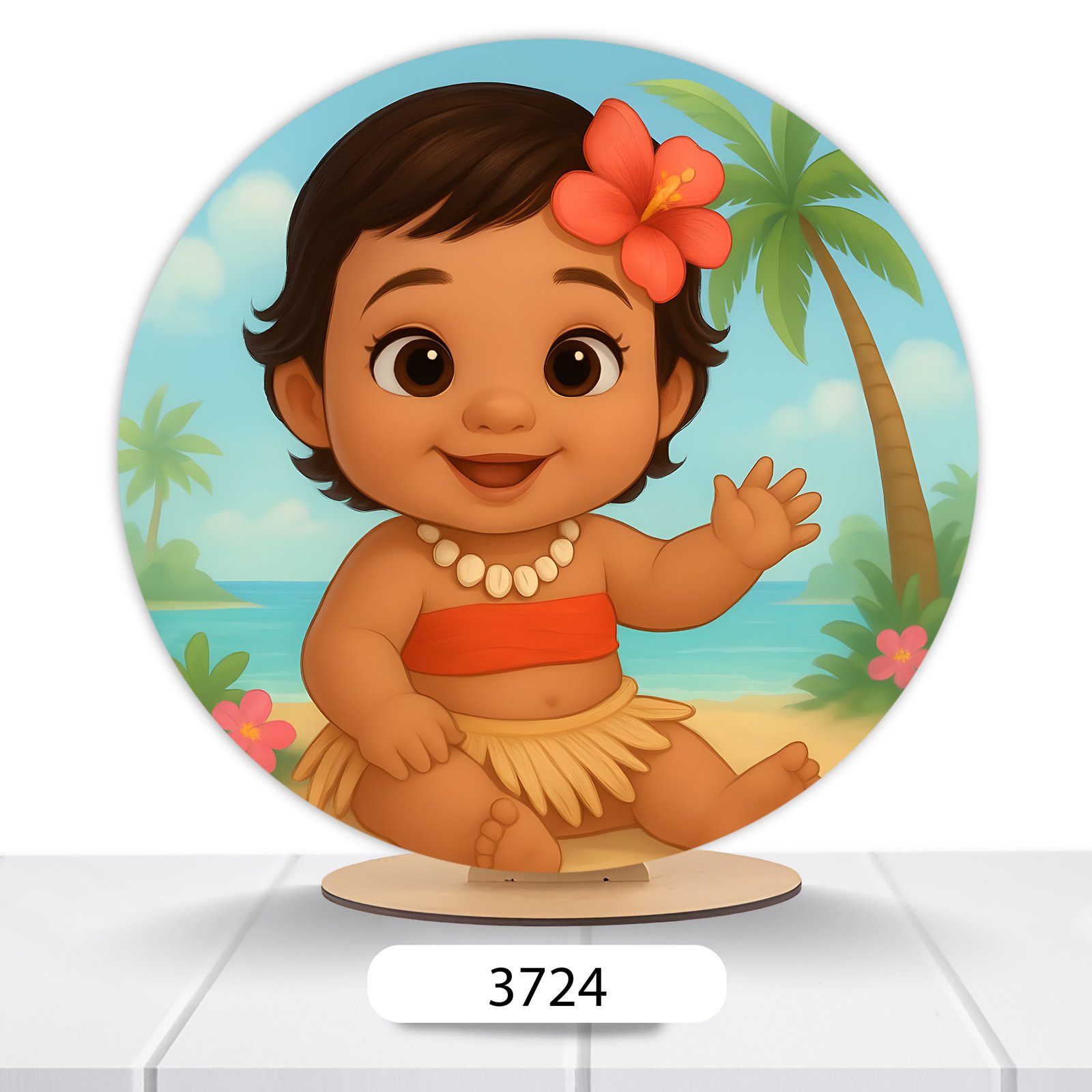 Painel Redondo Moana 50x50cm
