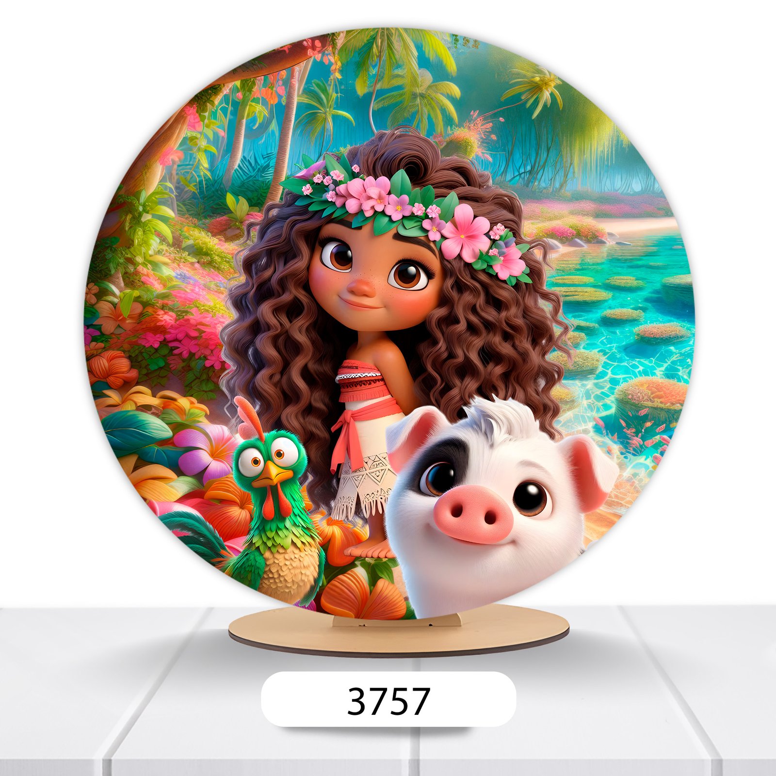 Painel Redondo Moana 50x50cm - Imagem 15