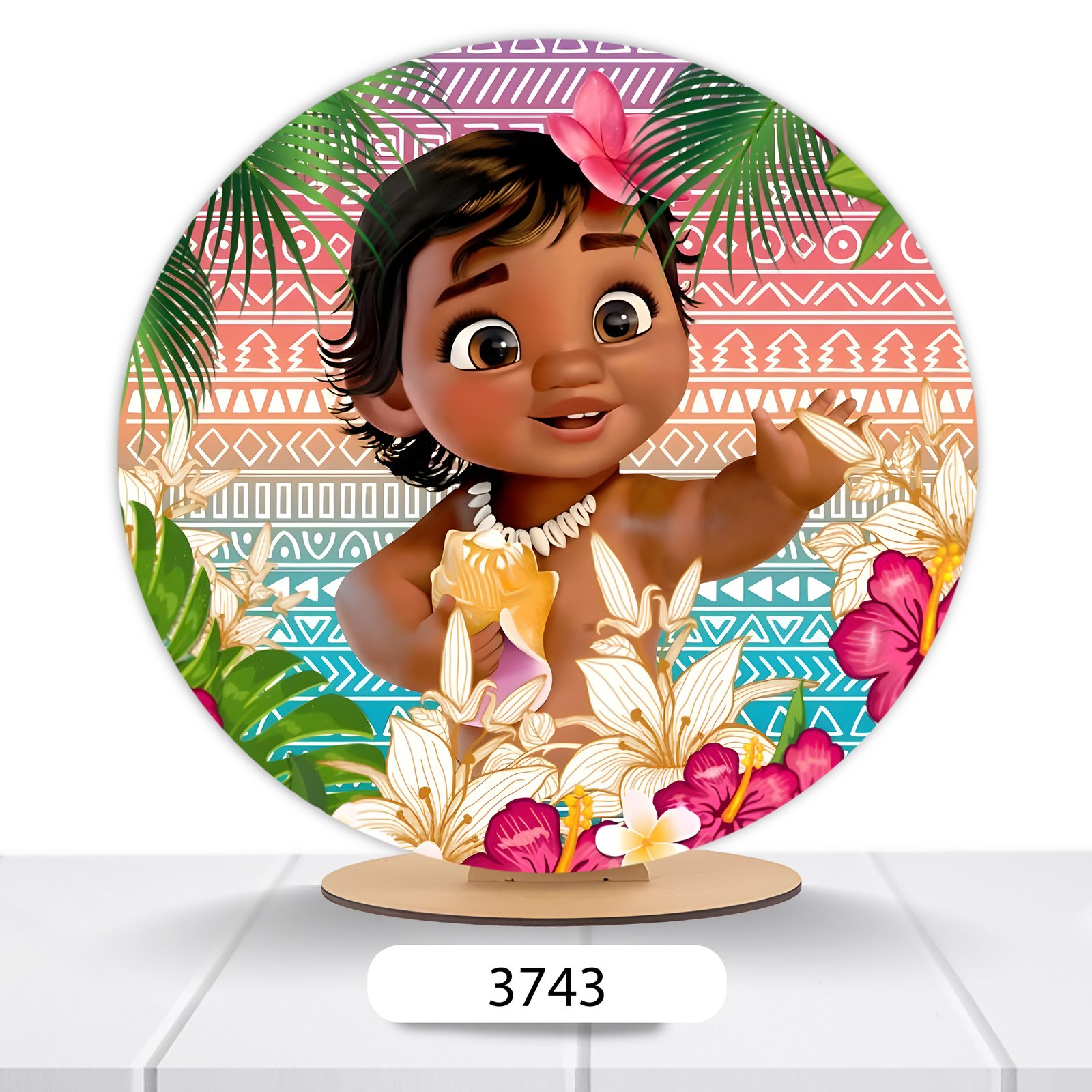 Painel Redondo Moana 50x50cm