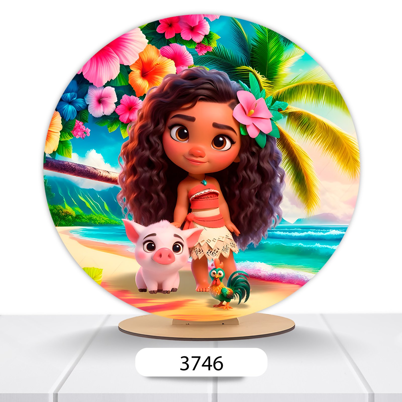 Painel Redondo Moana 50x50cm - Imagem 4
