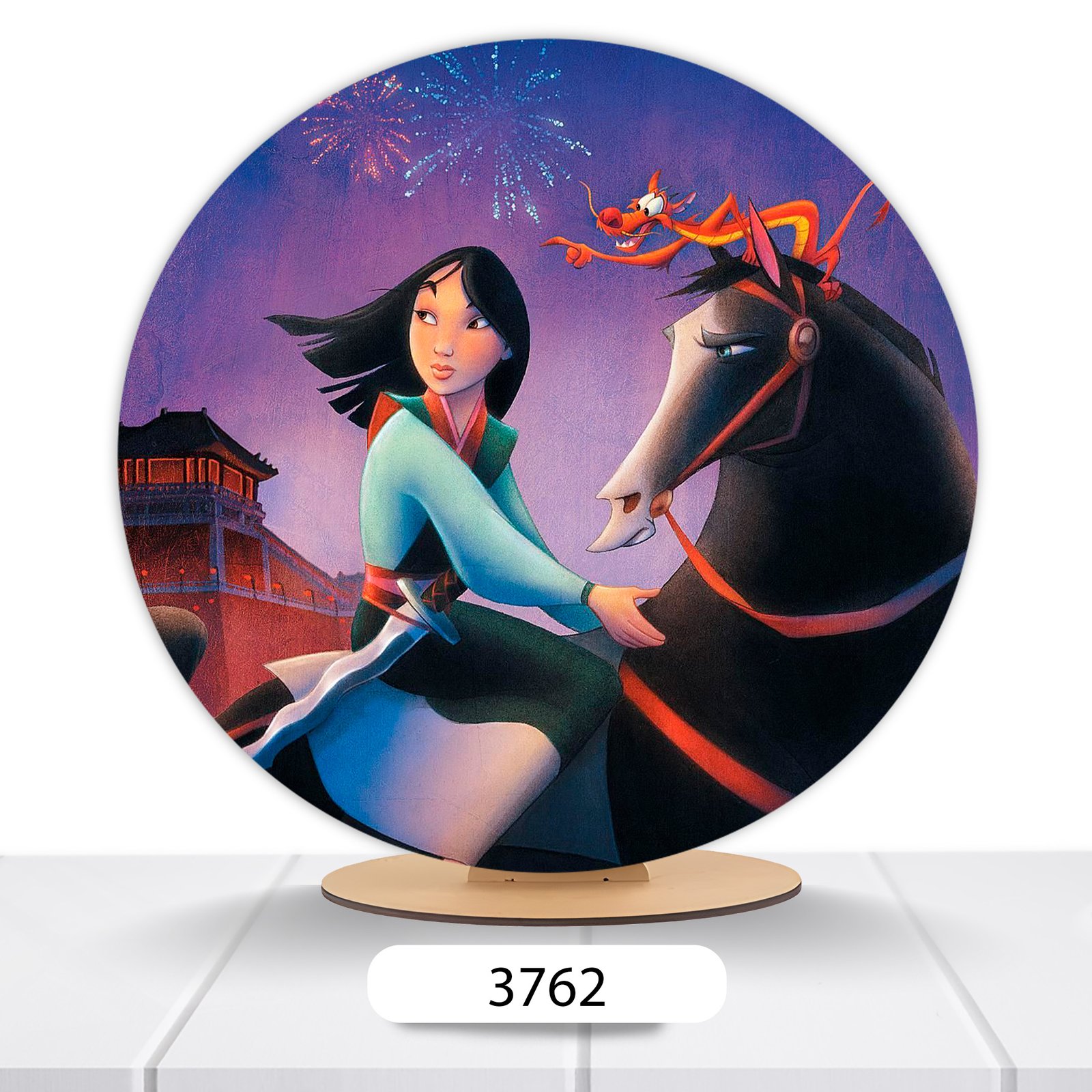 Painel Redondo Mulan 50x50cm - Imagem 3