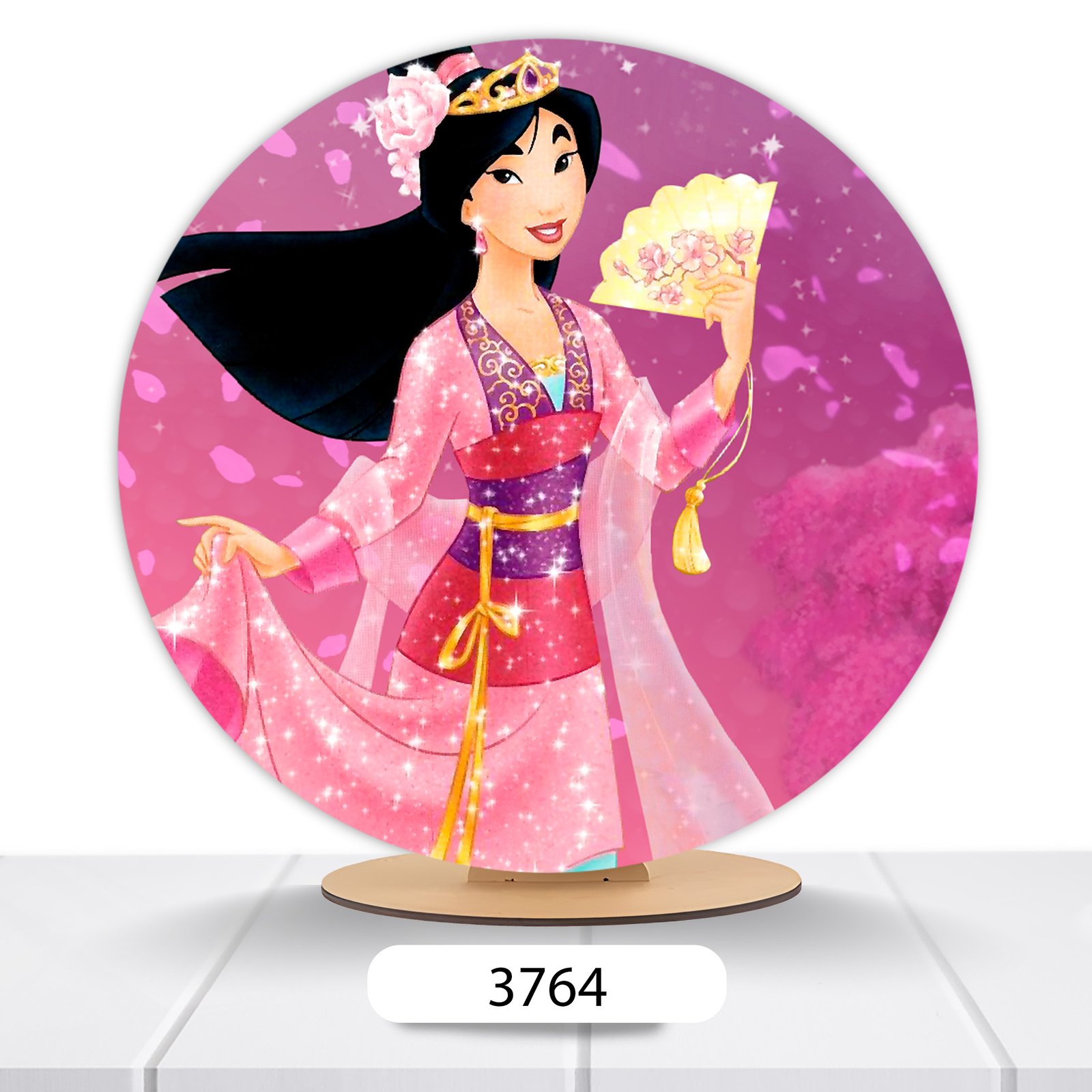 Painel Redondo Mulan 50x50cm - Imagem 5