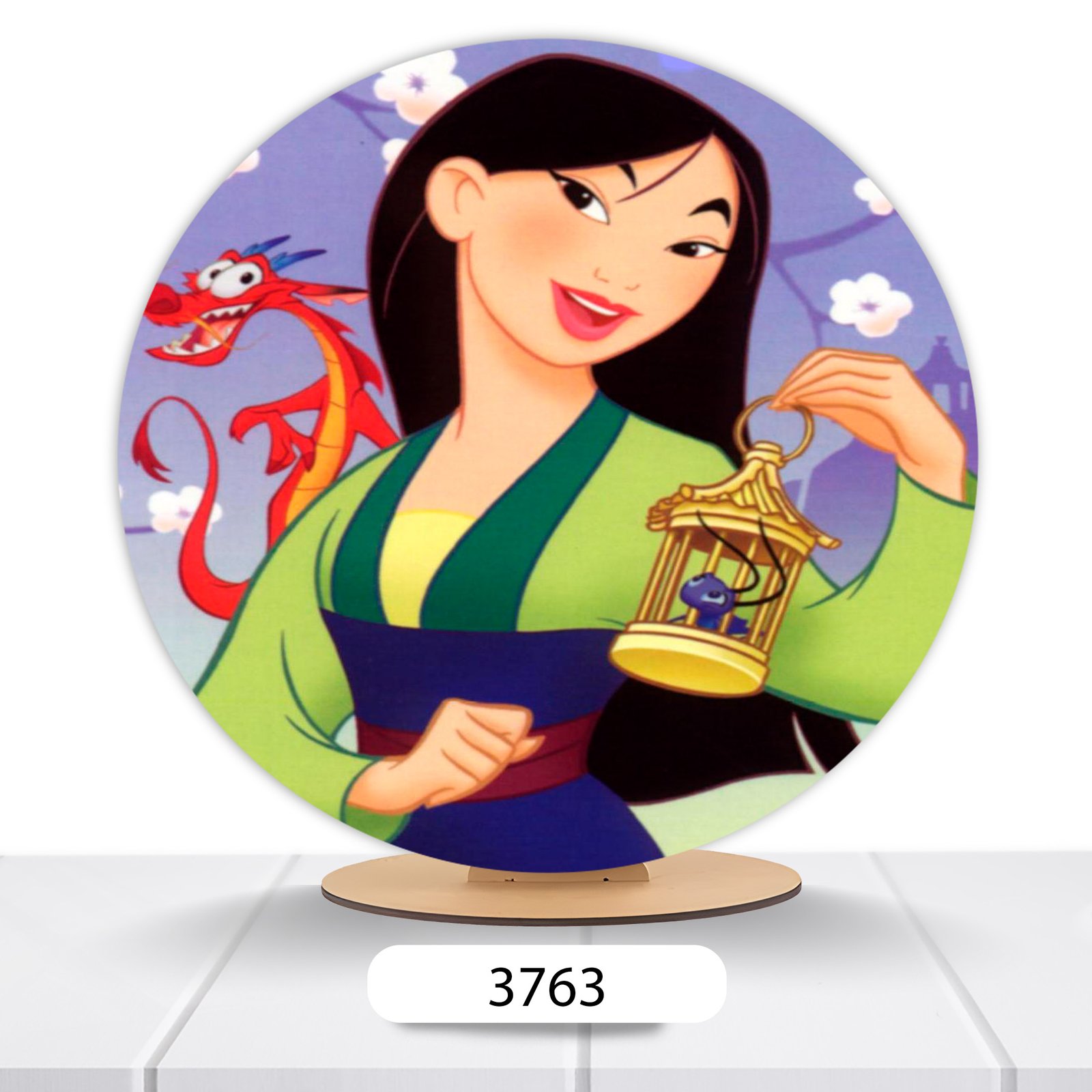 Painel Redondo Mulan 50x50cm - Imagem 4