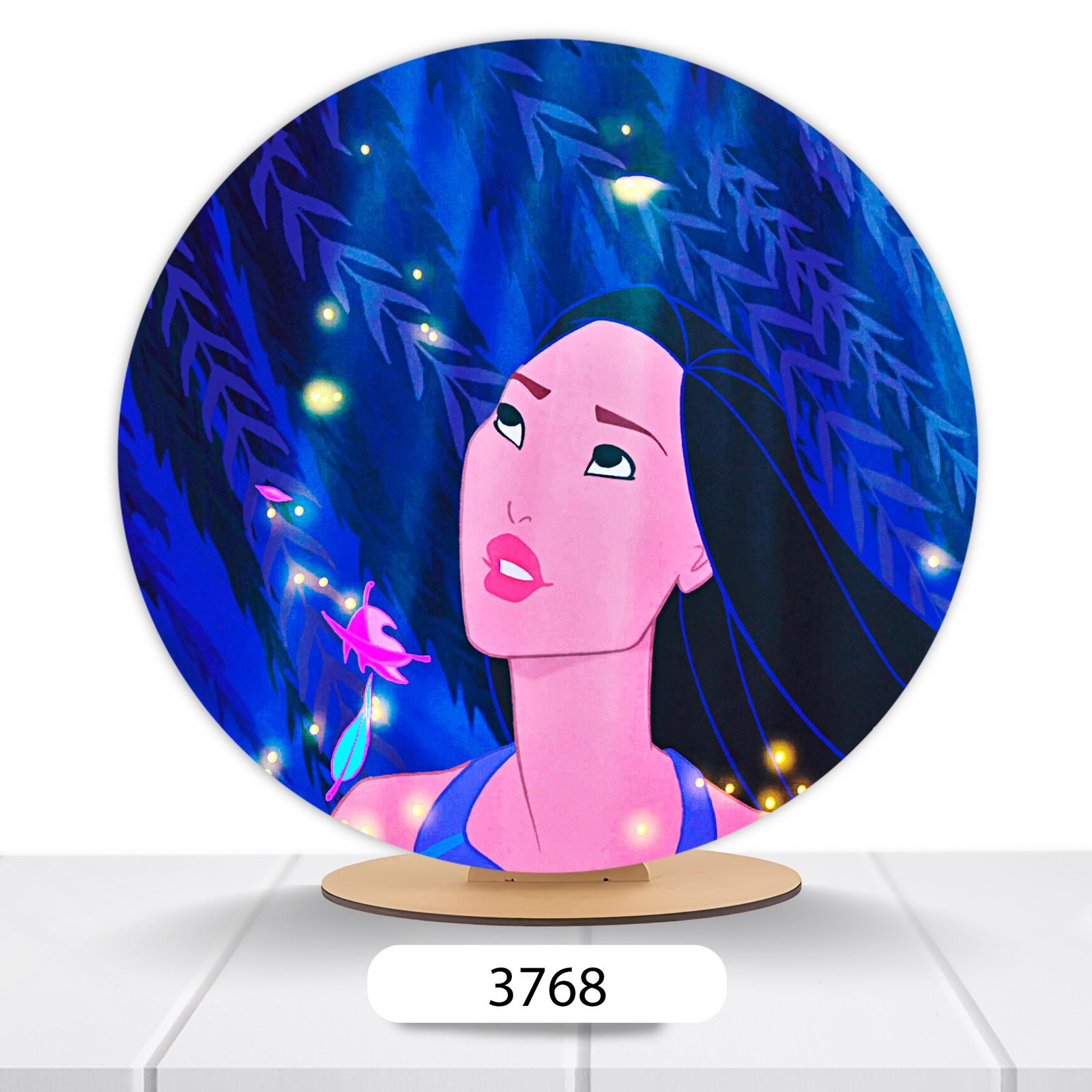 Painel Redondo Pocahontas 50x50cm - Imagem 2