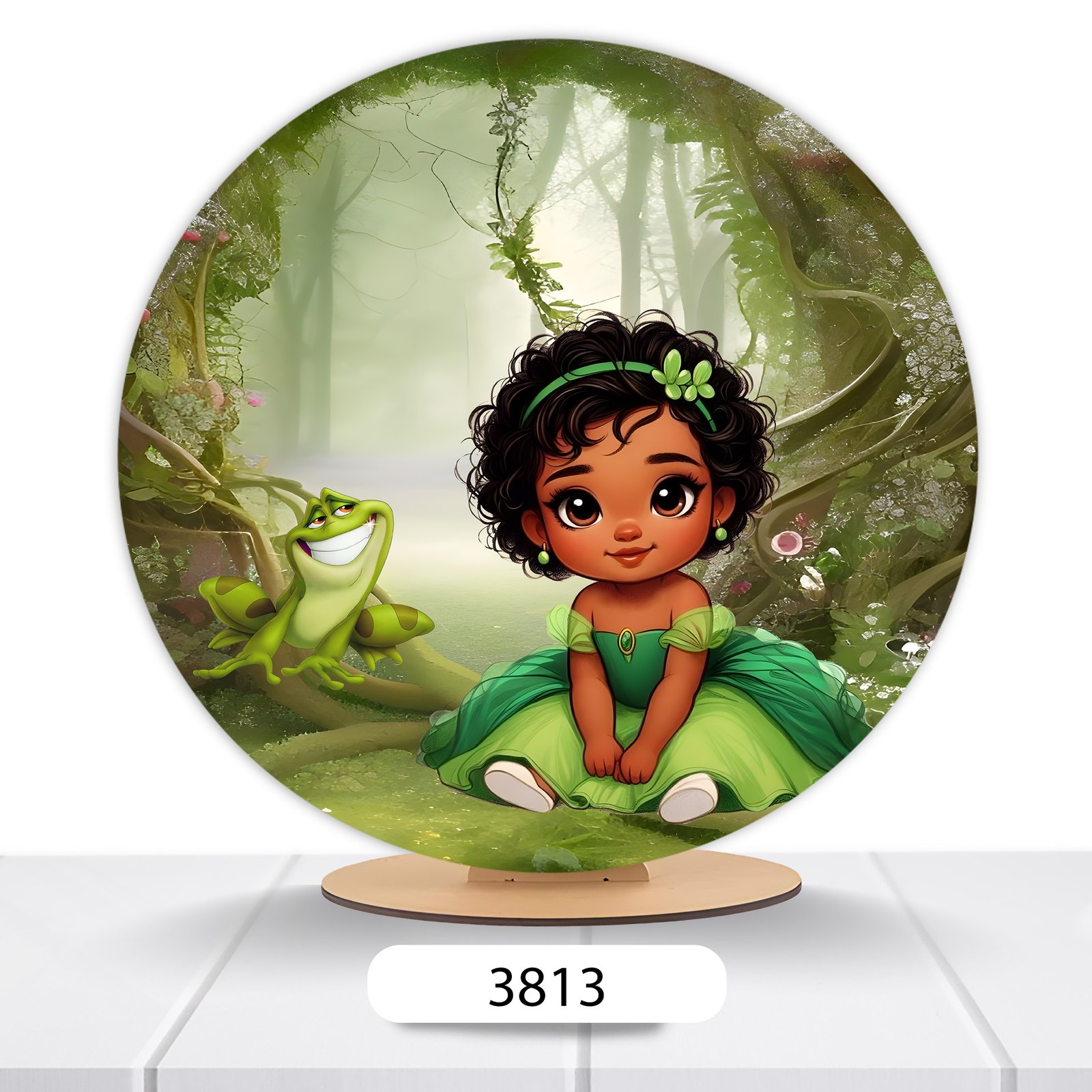 Painel Redondo Tiana 50x50cm