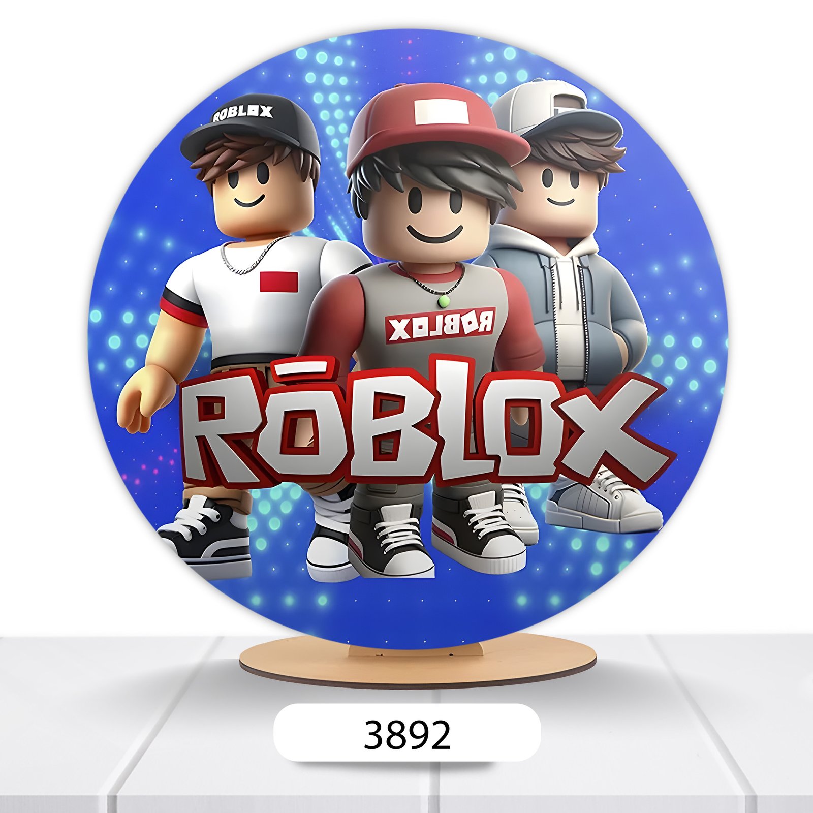 Painel Redondo Roblox 50x50cm - Imagem 13
