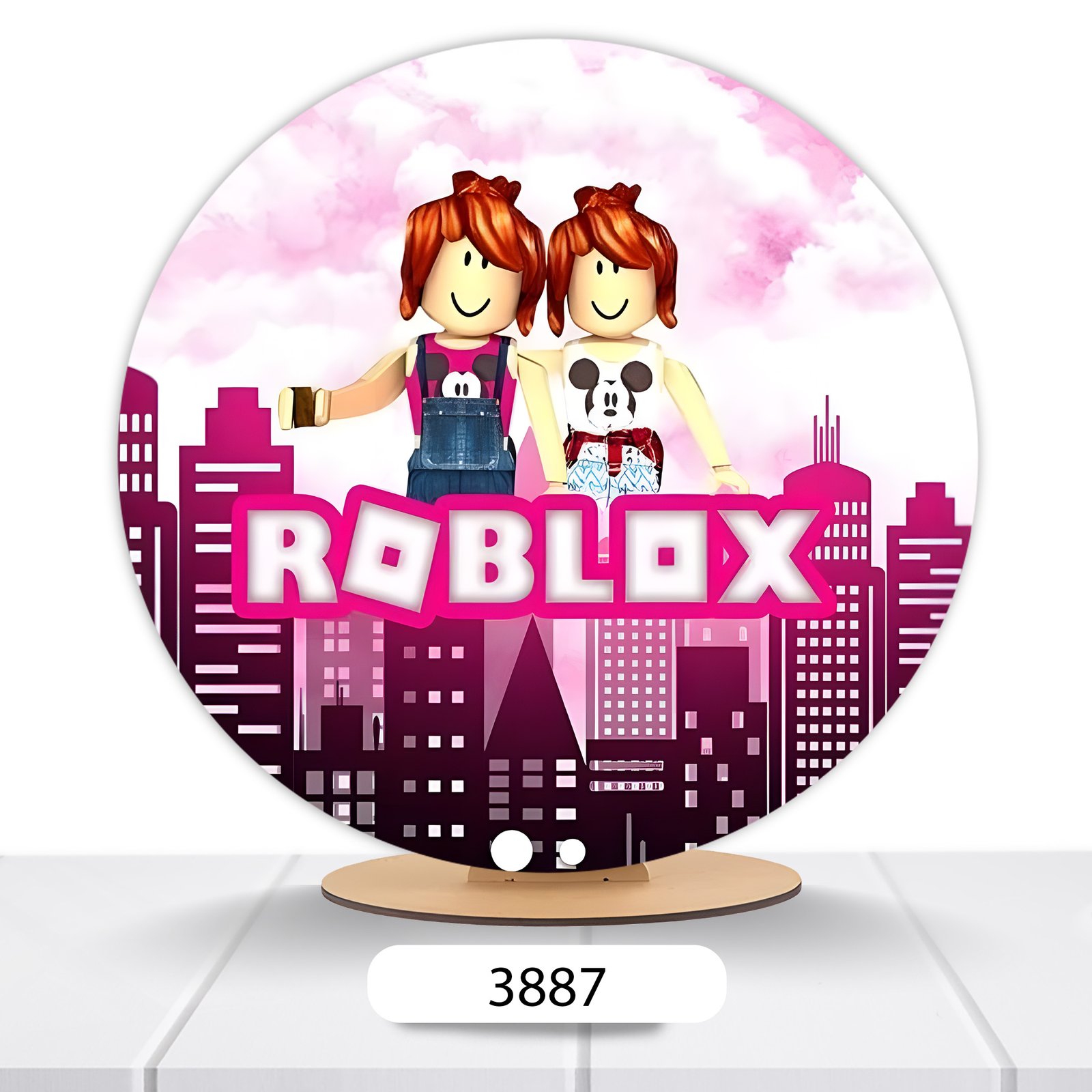 Painel Redondo Roblox 50x50cm - Imagem 8