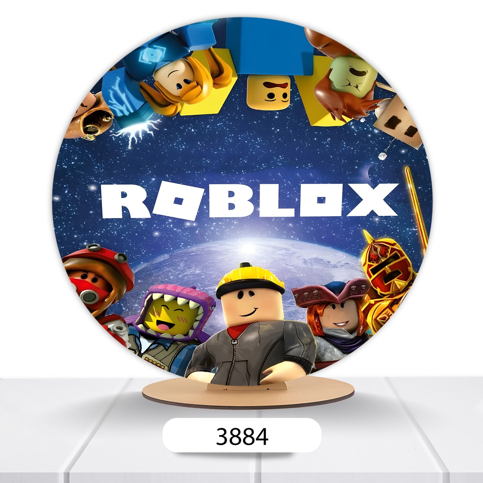 Painel Redondo Roblox 50x50cm - Imagem 5