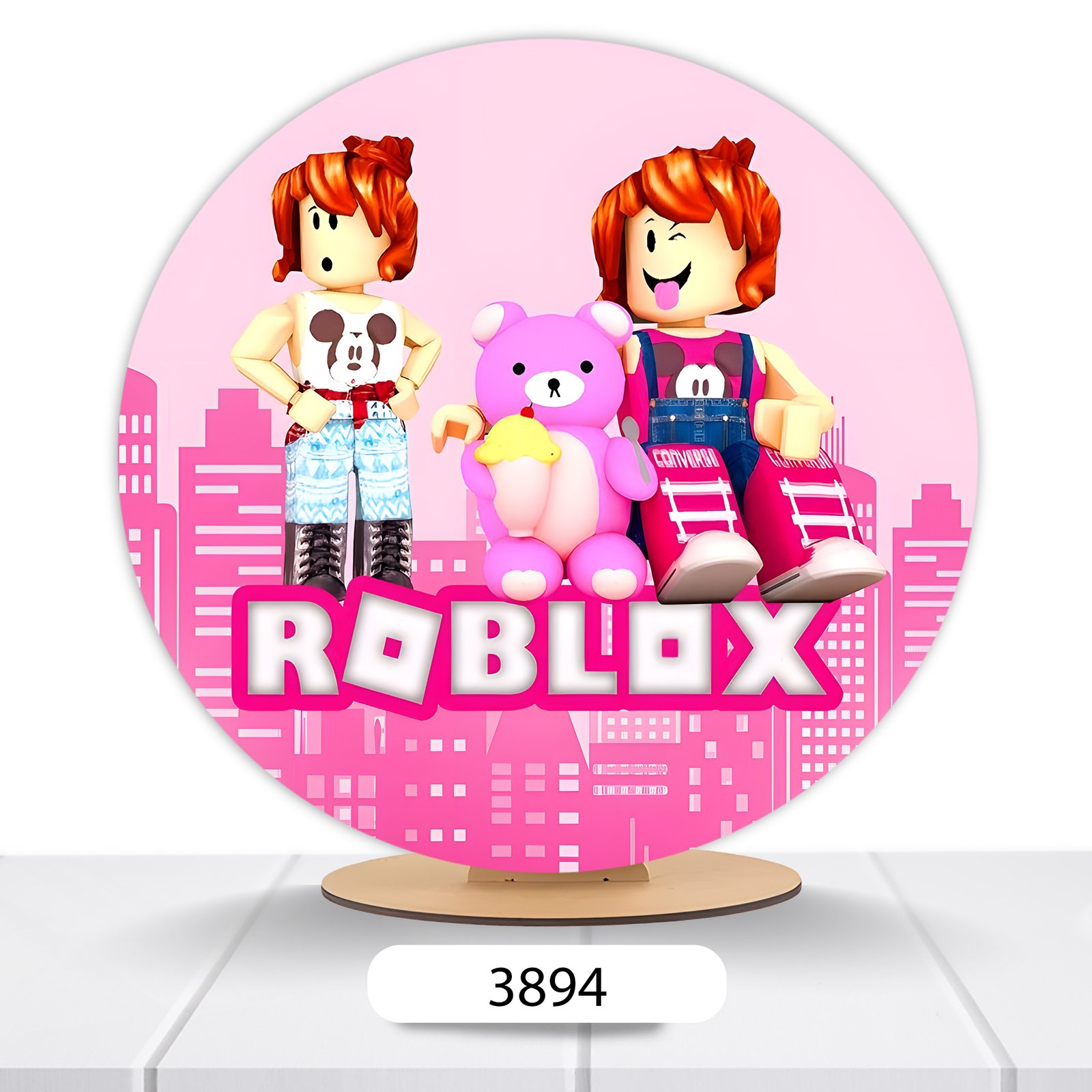 Painel Redondo Roblox 50x50cm - Imagem 15