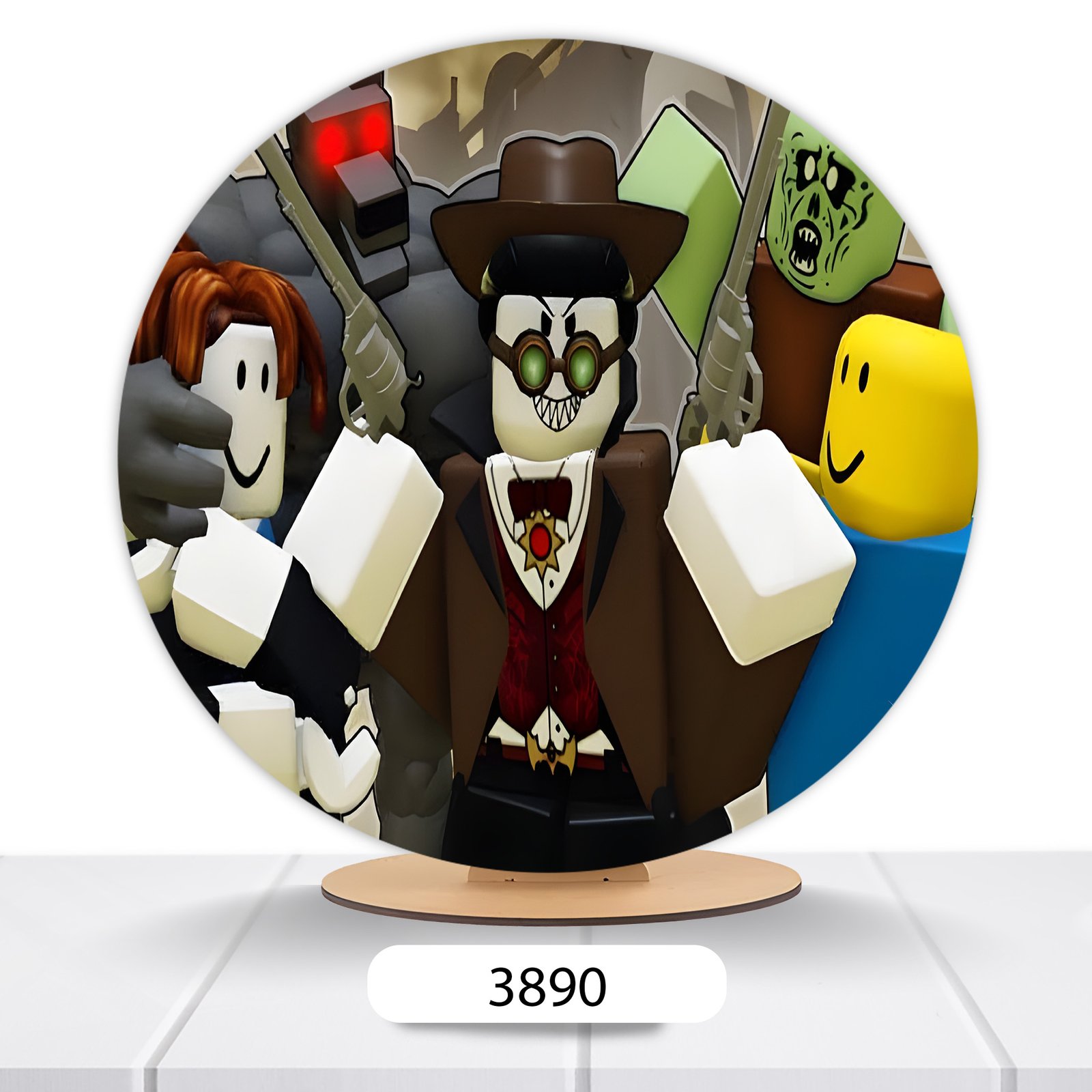 Painel Redondo Roblox 50x50cm - Imagem 11