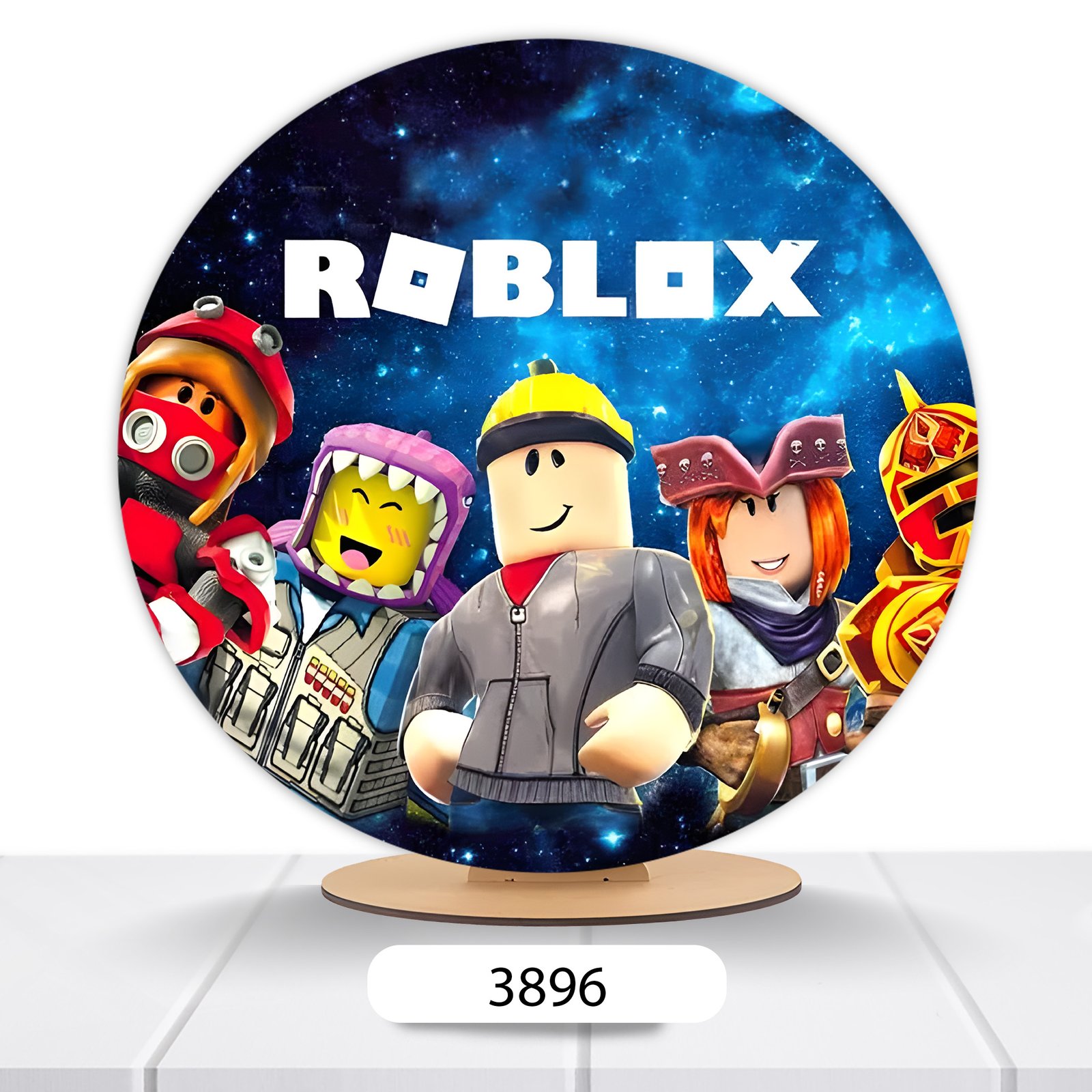 Painel Redondo Roblox 50x50cm - Imagem 17
