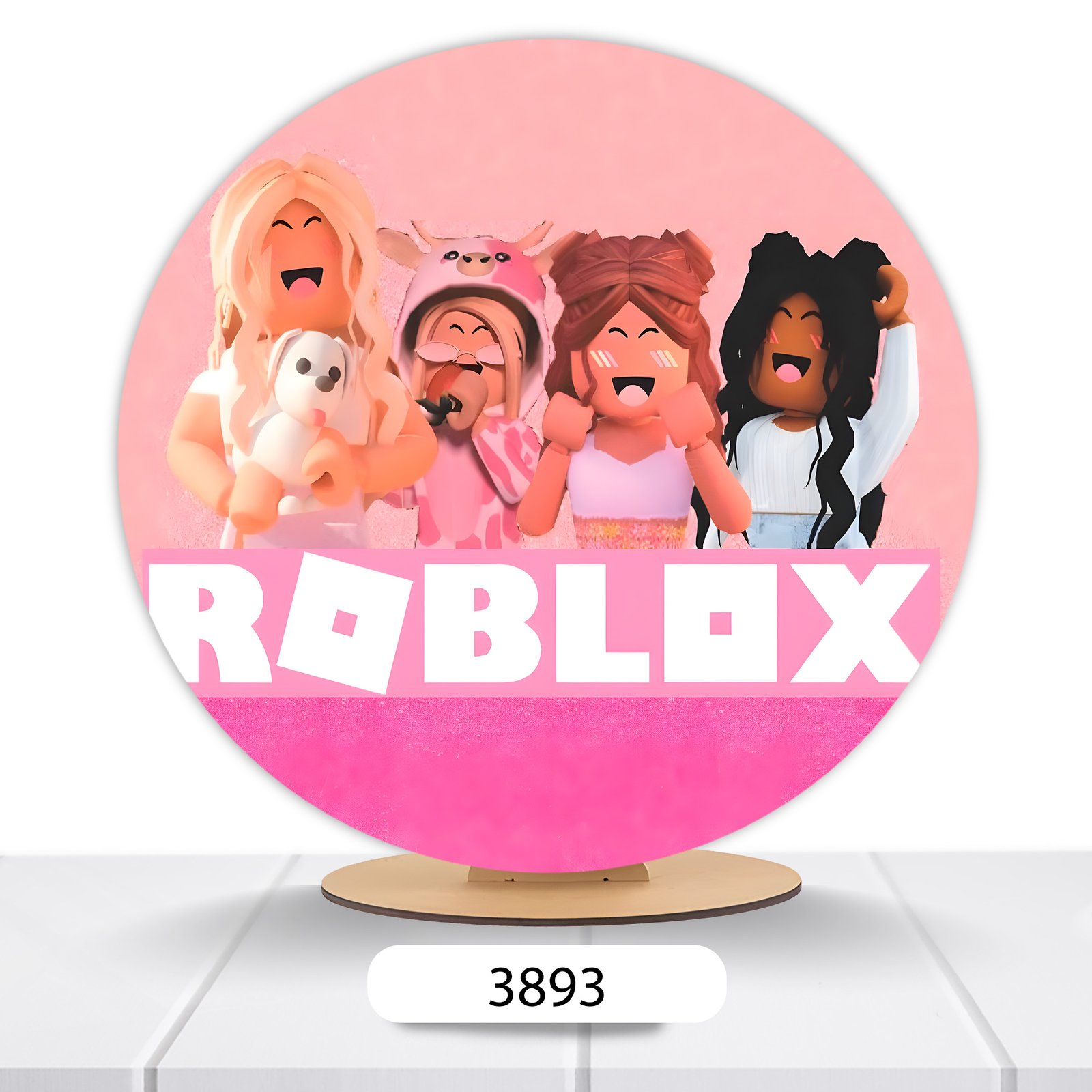 Painel Redondo Roblox 50x50cm - Imagem 14