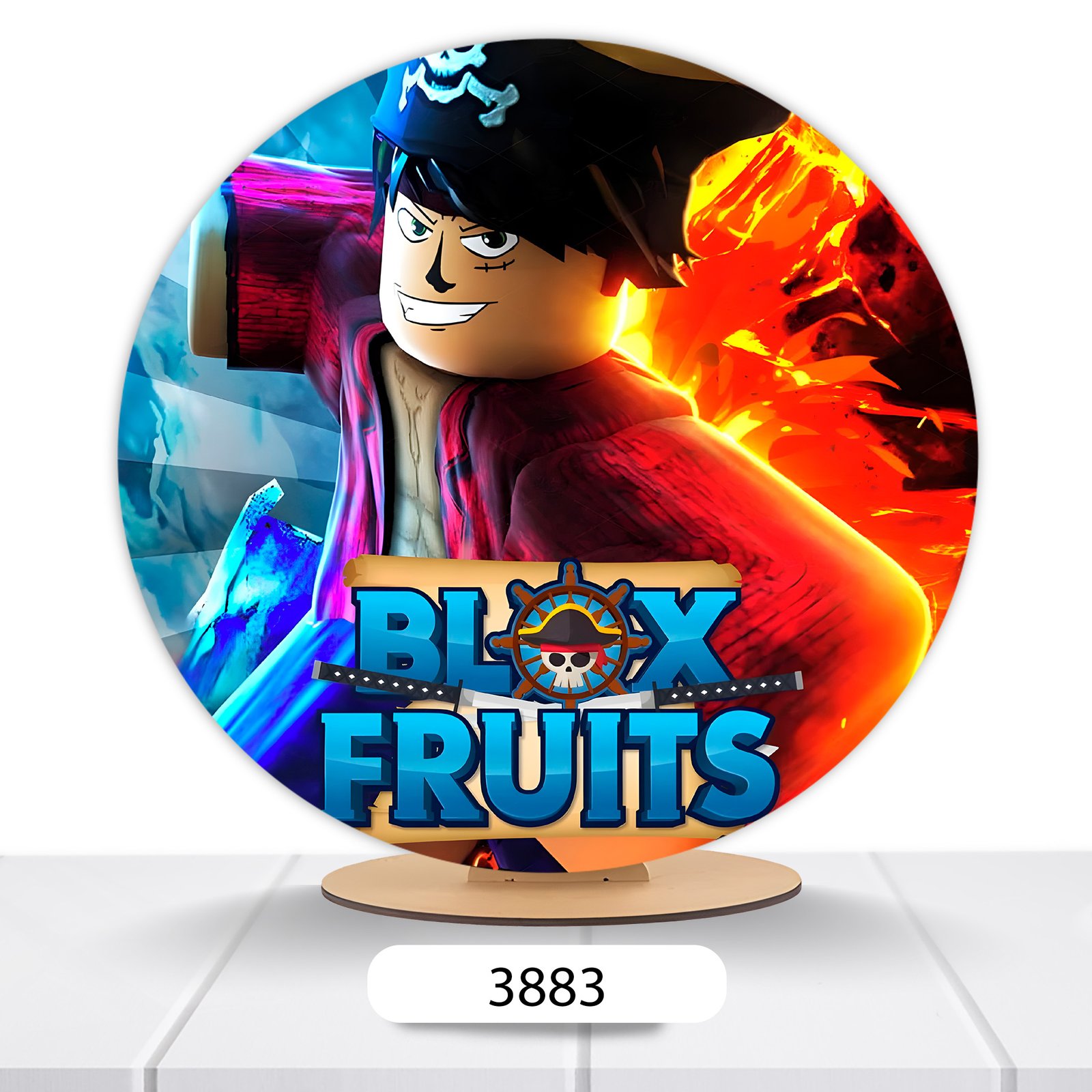 Painel Redondo Roblox 50x50cm - Imagem 4