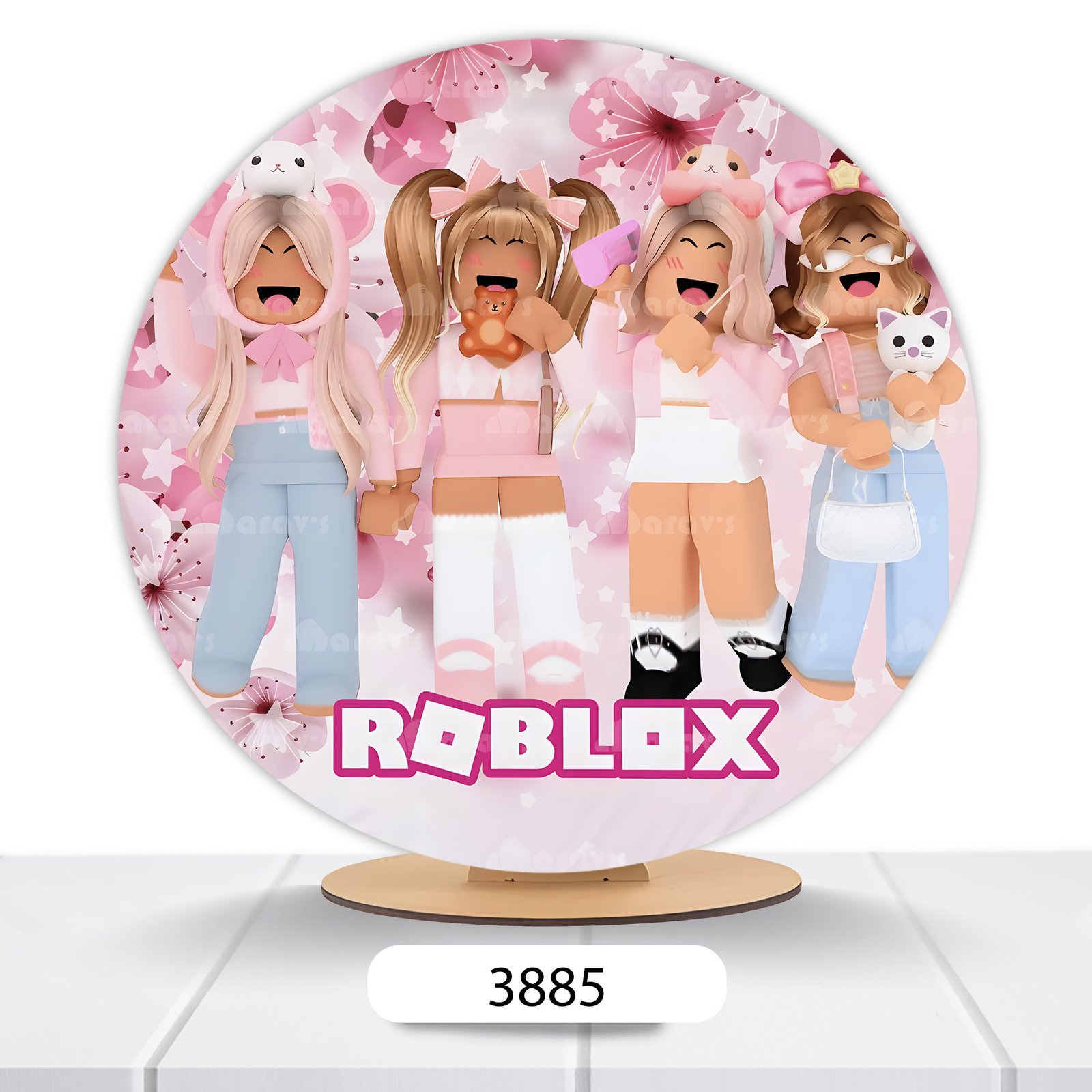Painel Redondo Roblox 50x50cm - Imagem 6