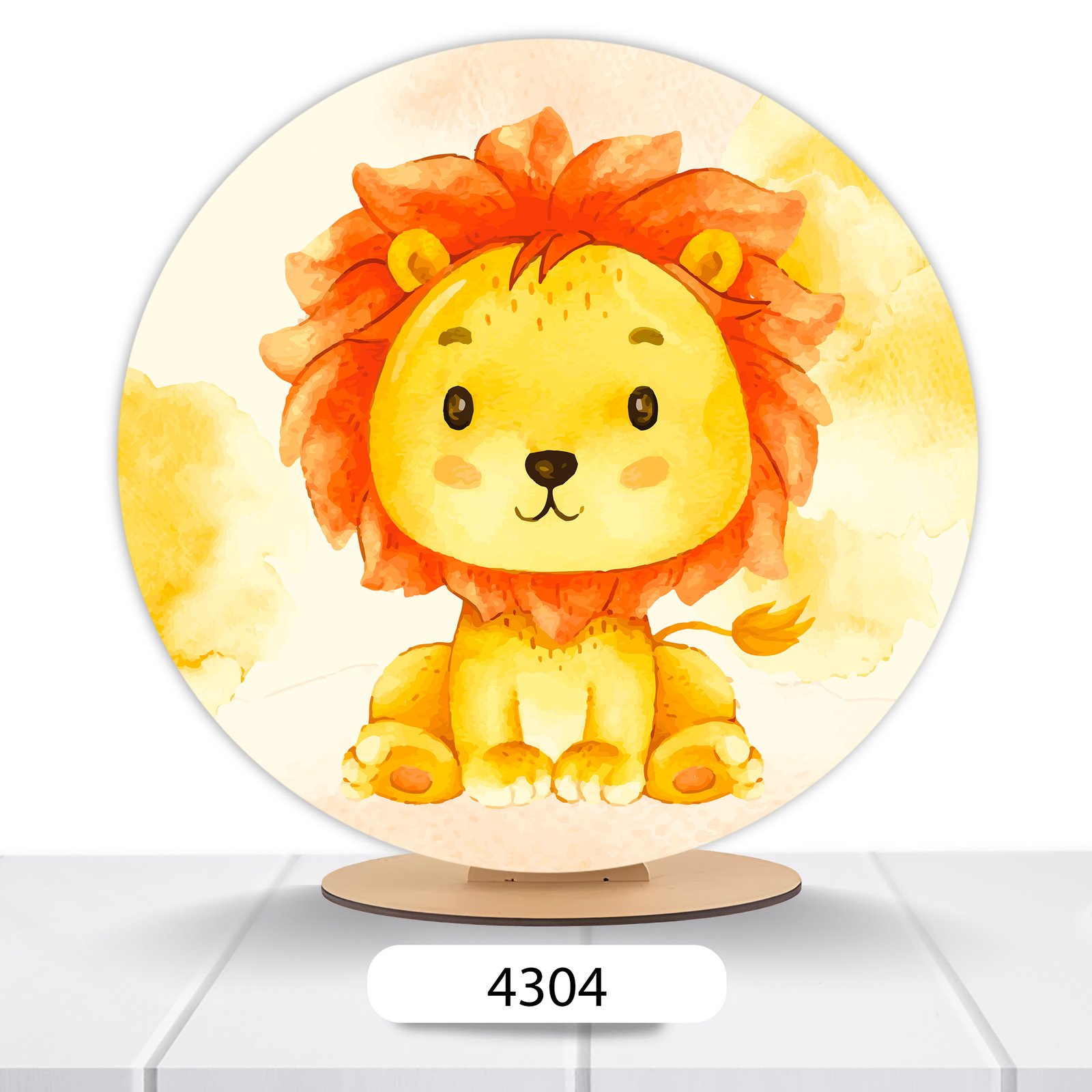Painel Redondo Safari 50x50cm - Imagem 8