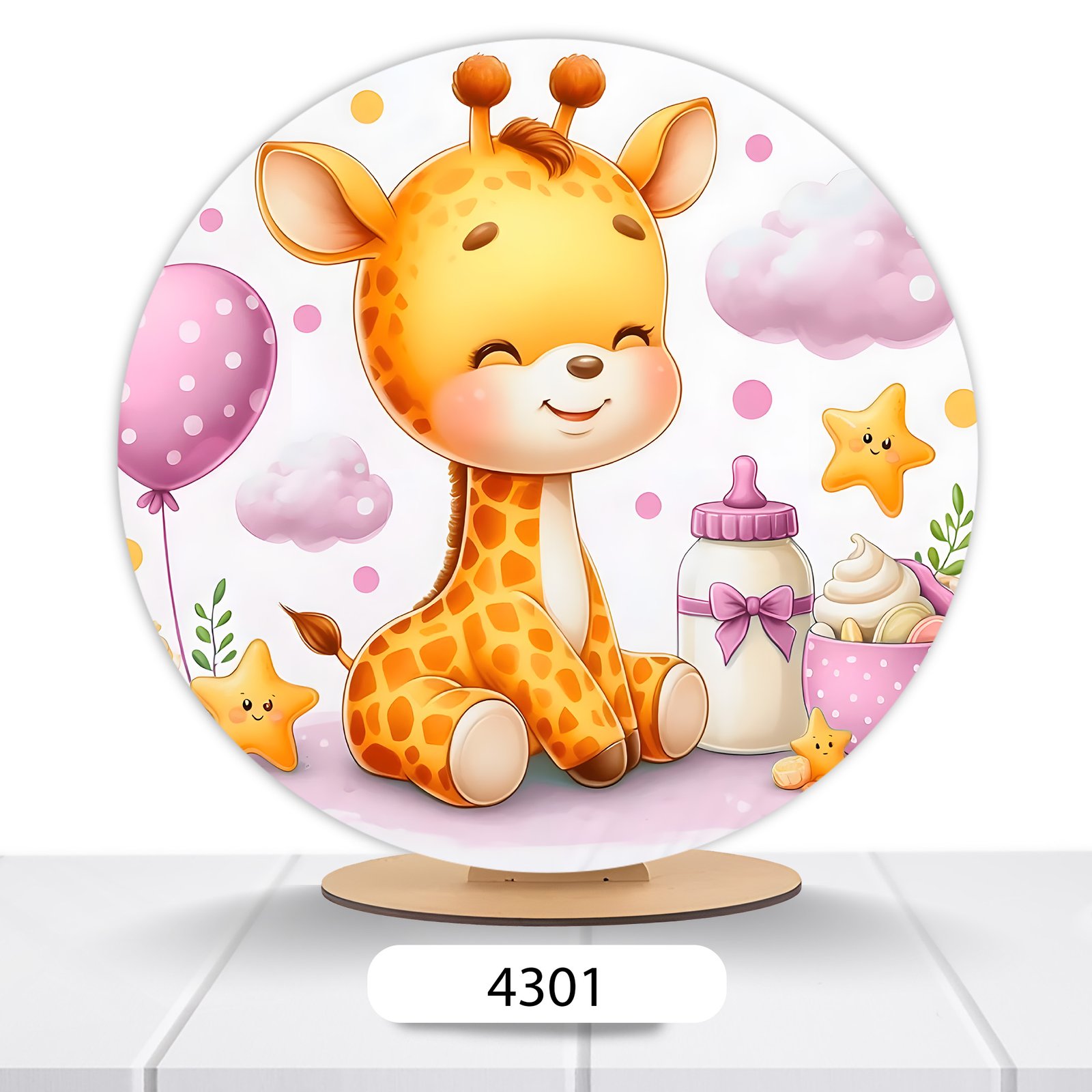 Painel Redondo Safari 50x50cm - Imagem 5