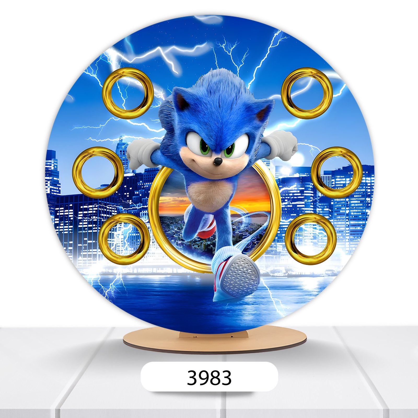 Painel Redondo Sonic 50x50cm