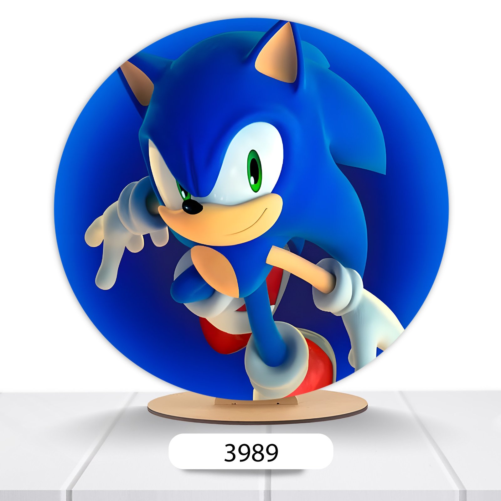 Painel Redondo Sonic 50x50cm - Imagem 7