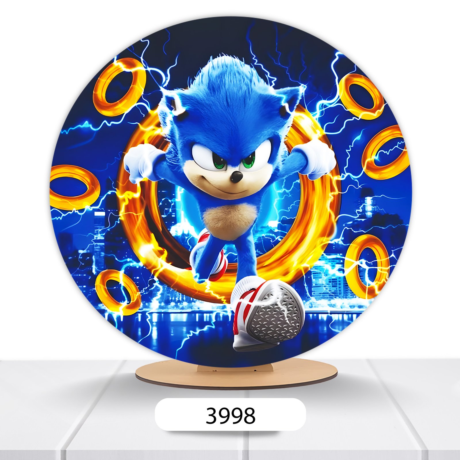 Painel Redondo Sonic 50x50cm - Imagem 16