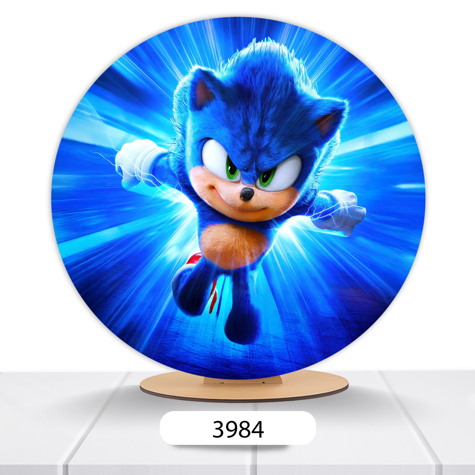 Painel Redondo Sonic 50x50cm - Imagem 2