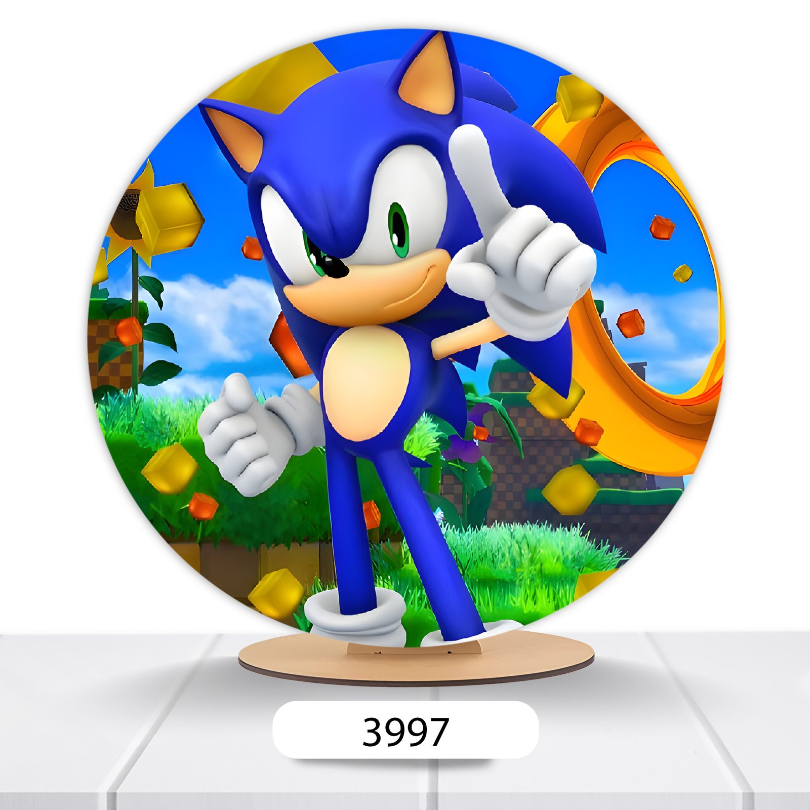 Painel Redondo Sonic 50x50cm - Imagem 15