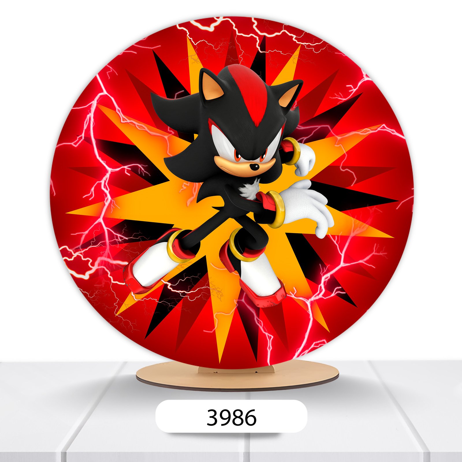 Painel Redondo Sonic 50x50cm - Imagem 4
