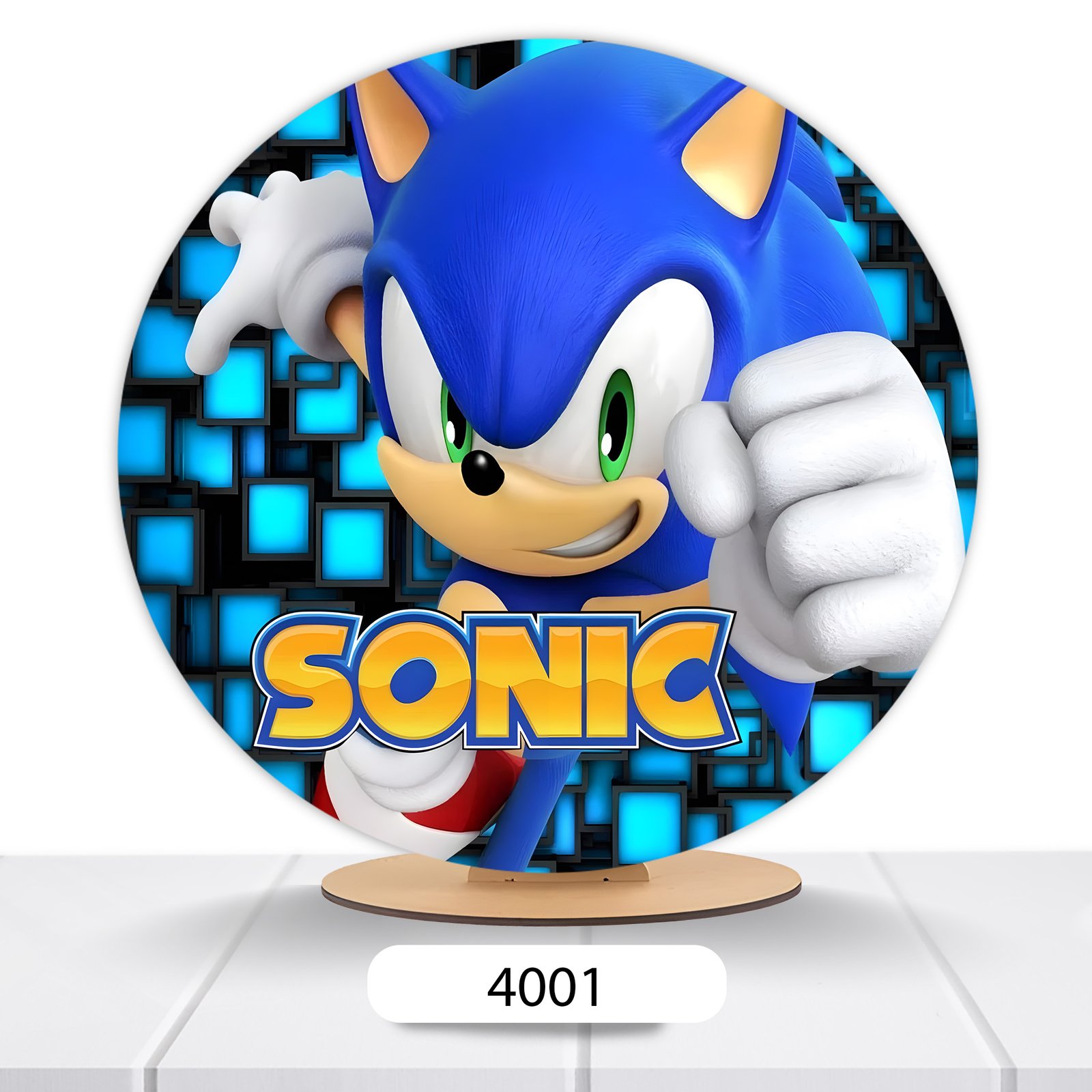 Painel Redondo Sonic 50x50cm - Imagem 19
